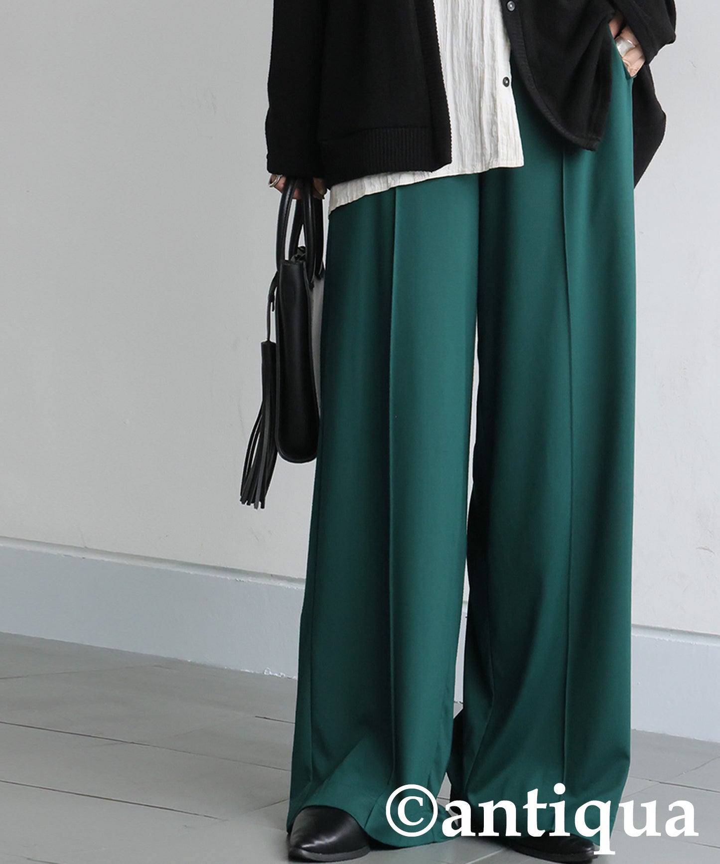 Pintuck Wide Pants Ladies