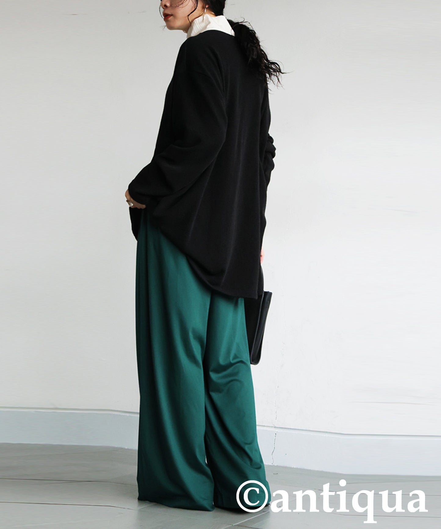Pintuck Wide Pants Ladies