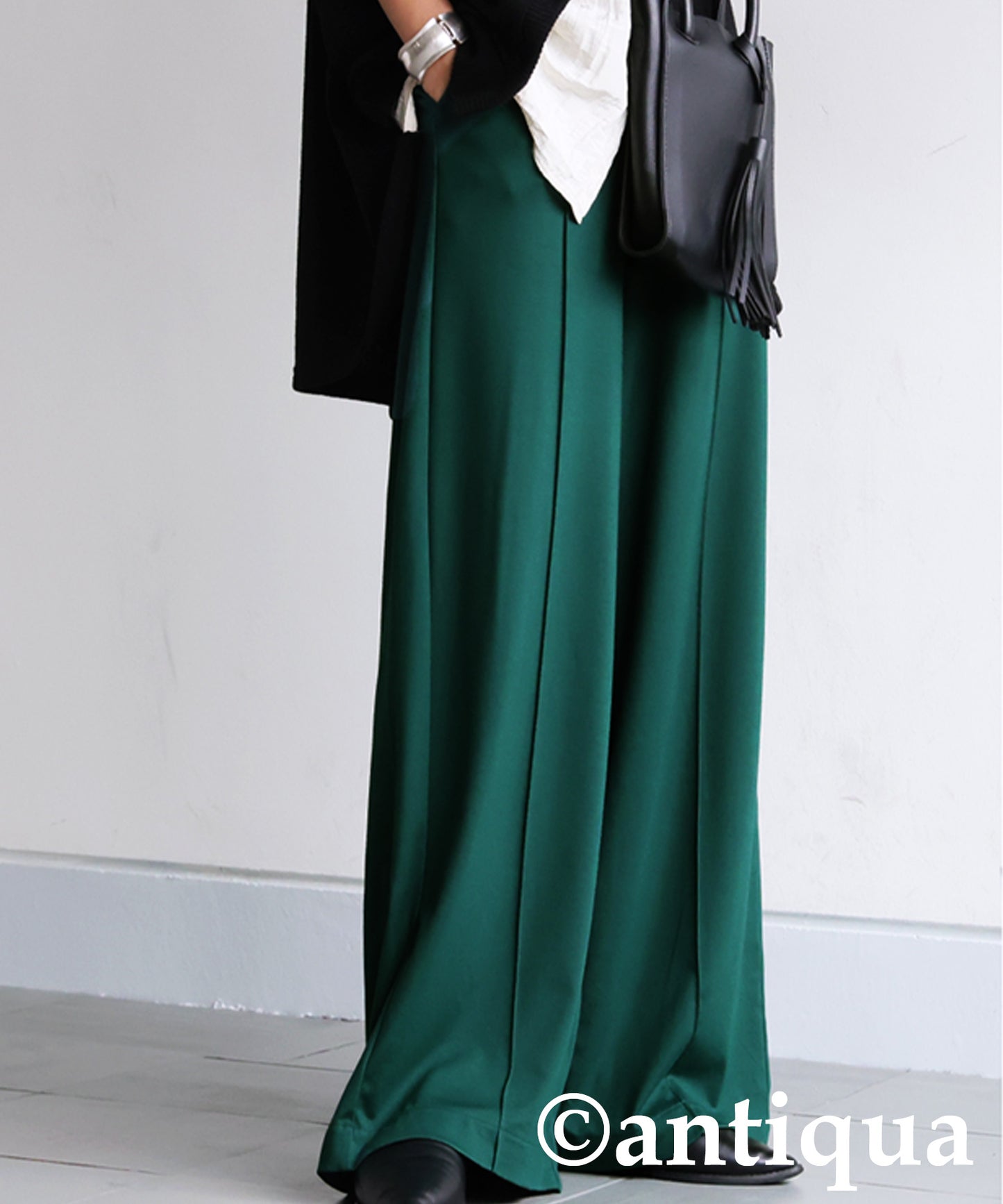 Pintuck Wide Pants Ladies