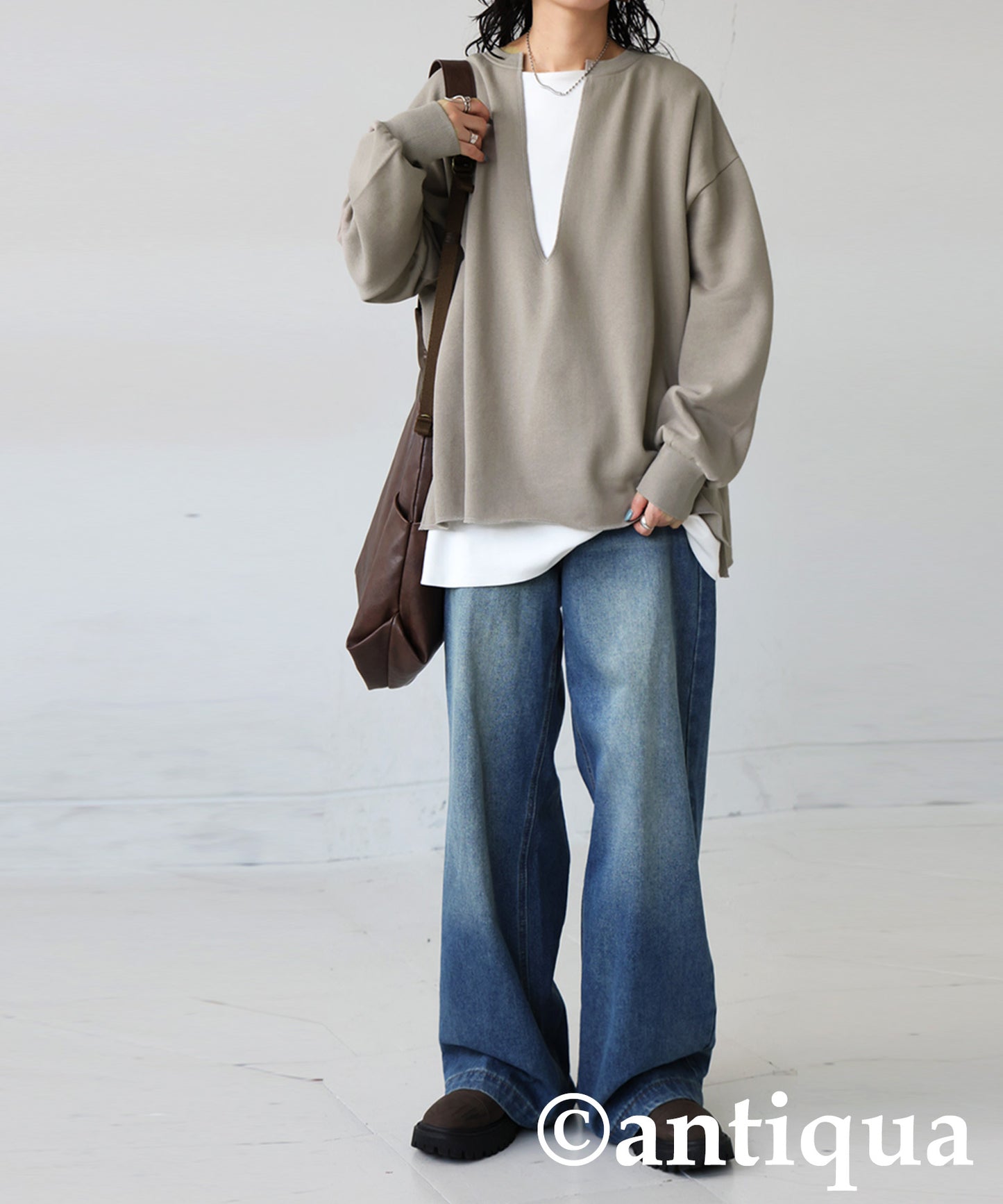 Fleece-Lined Skipper Pullover Ladies