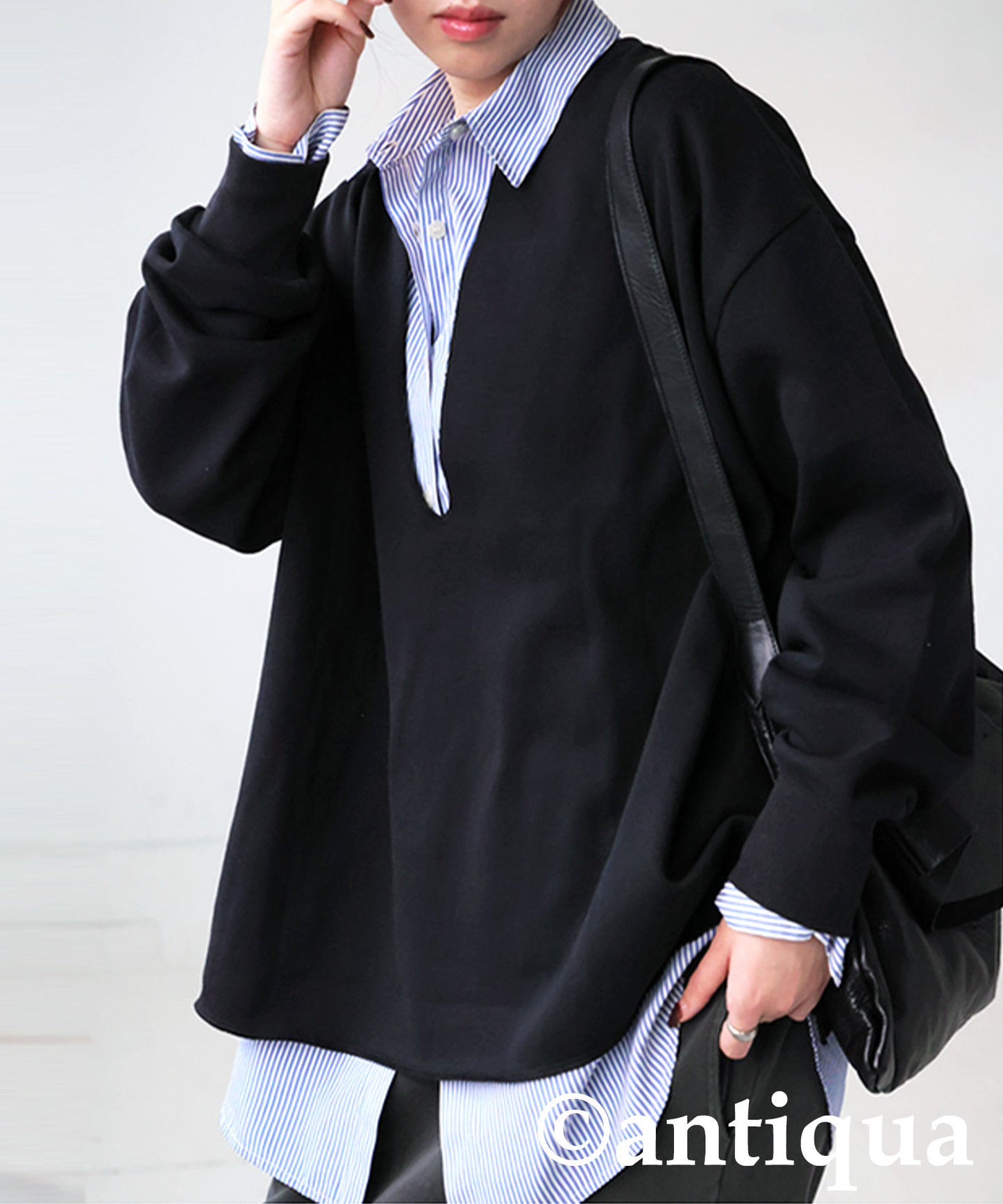 Fleece-Lined Skipper Pullover Ladies