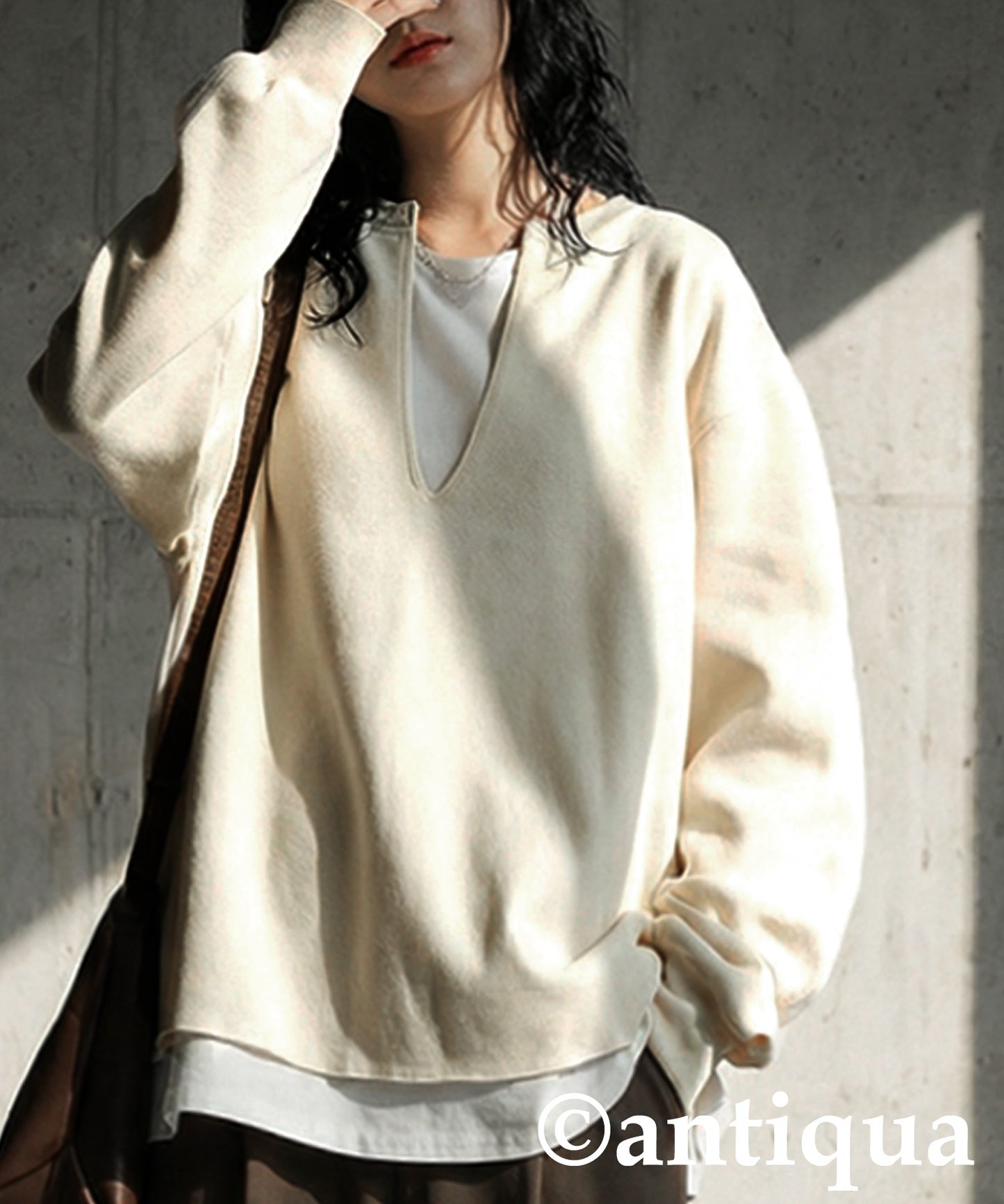 Fleece-Lined Skipper Pullover Ladies