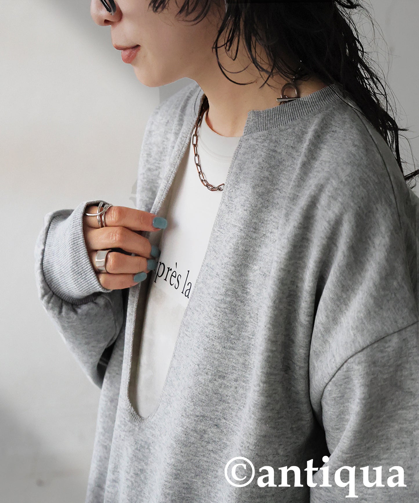 Fleece-Lined Skipper Pullover Ladies