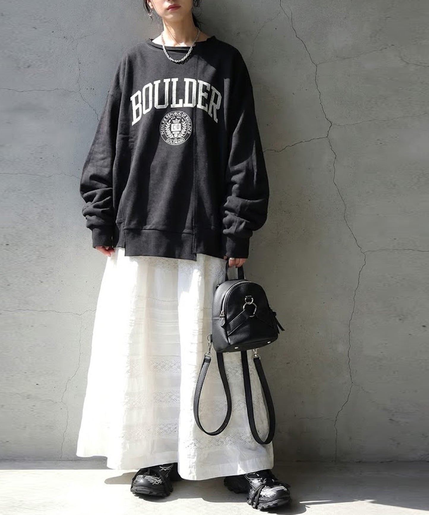 Remake-Style Sweatshirt Ladies