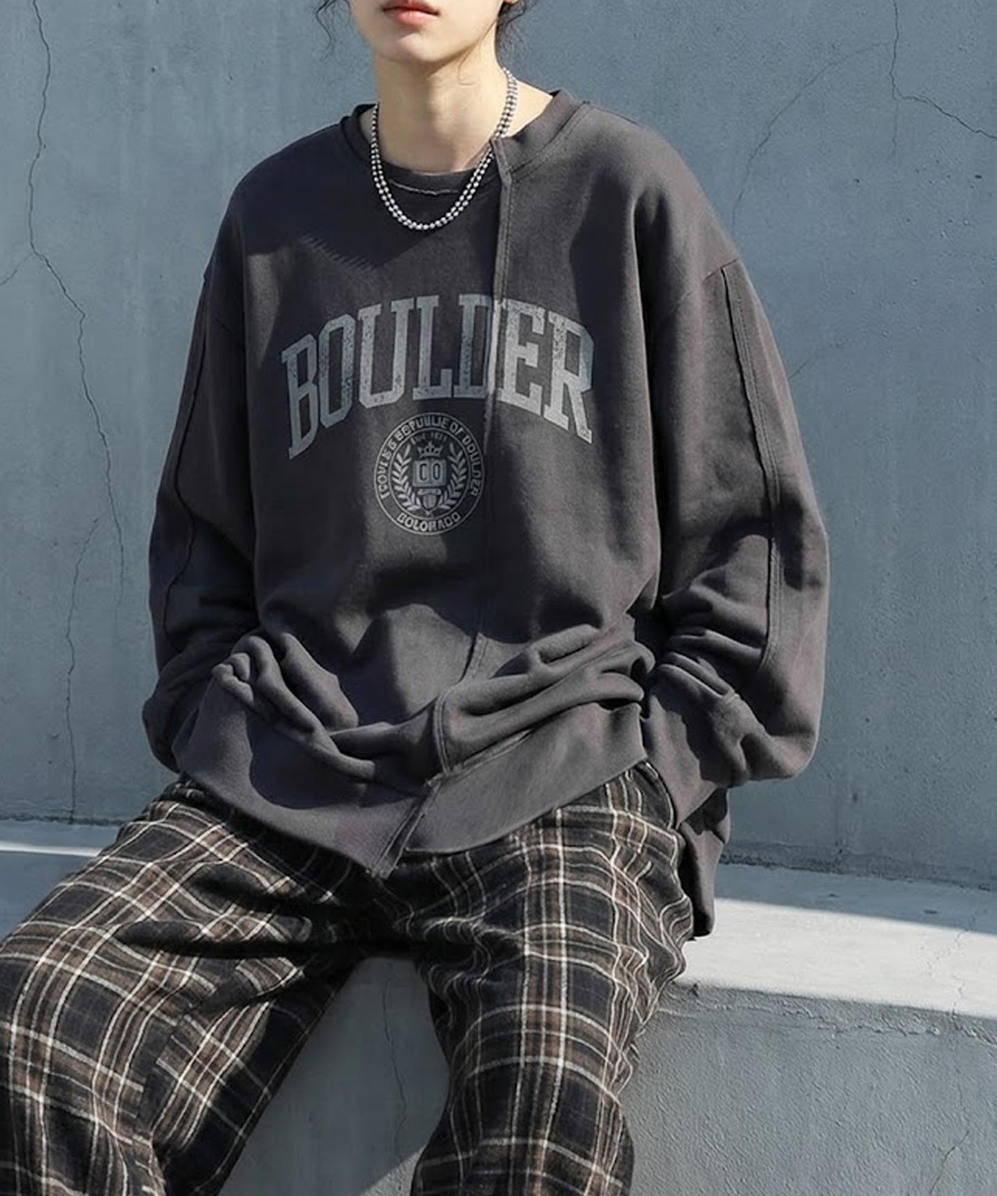 Remake-Style Sweatshirt Ladies