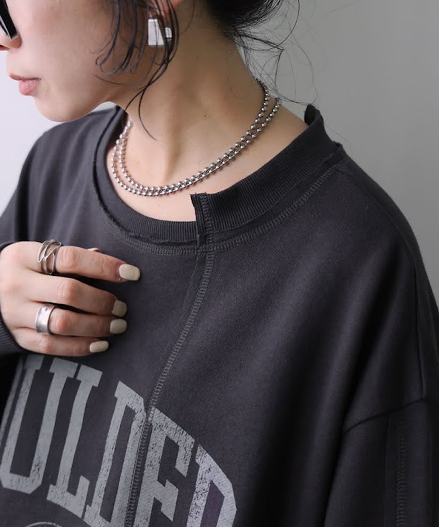 Remake-Style Sweatshirt Ladies