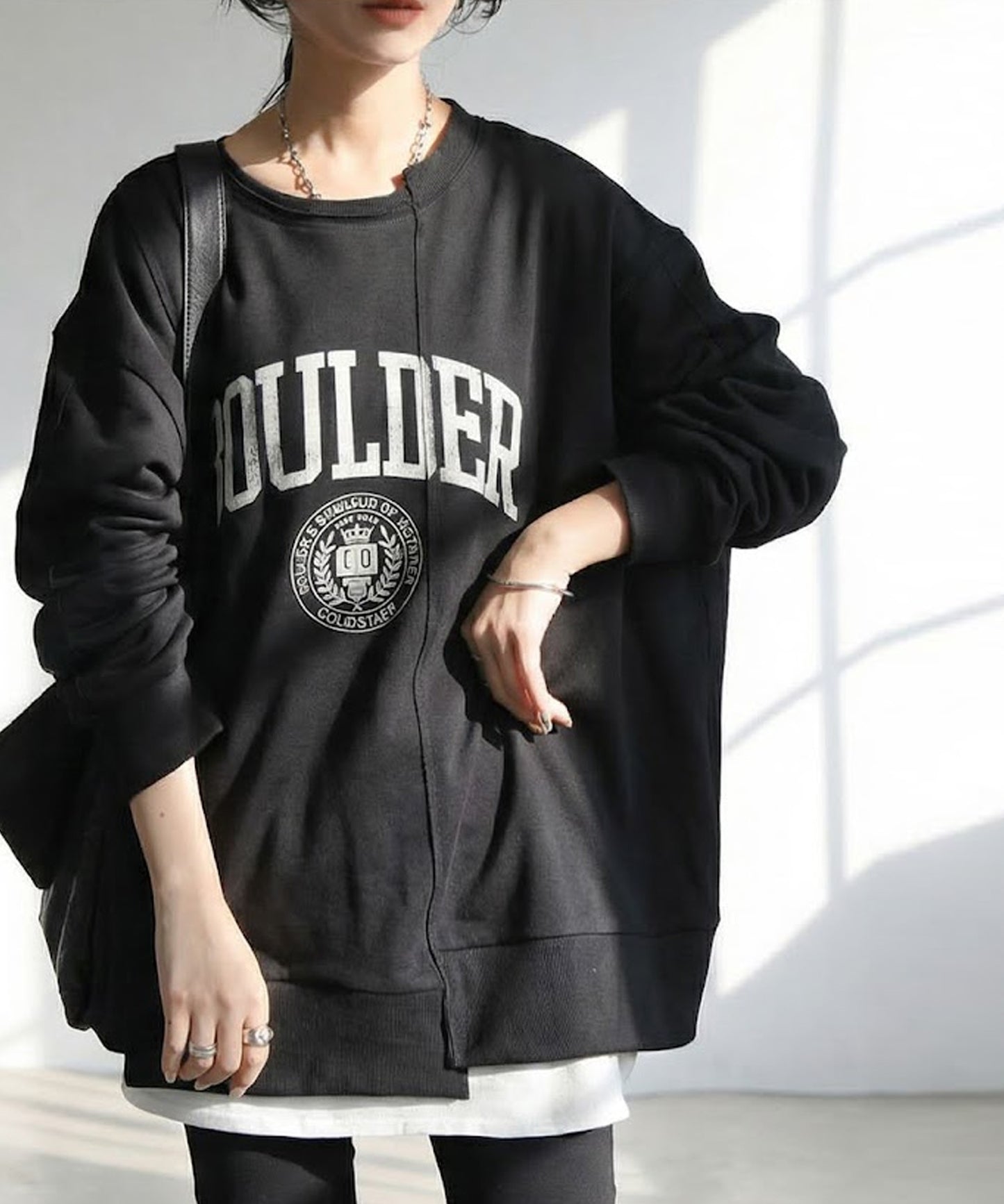 Remake-Style Sweatshirt Ladies