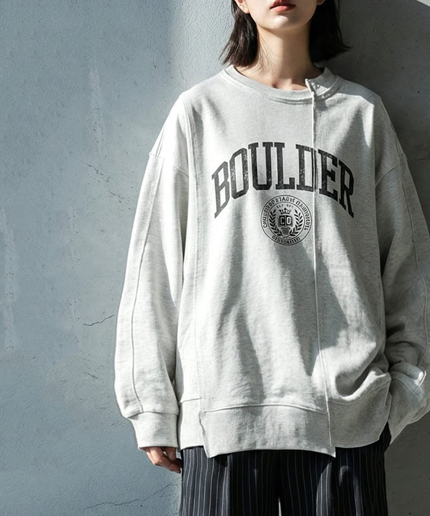 Remake-Style Sweatshirt Ladies