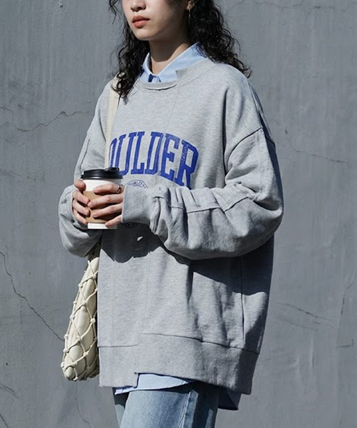 Remake-Style Sweatshirt Ladies