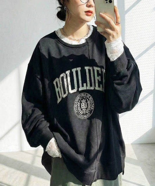 Remake-Style Sweatshirt Ladies