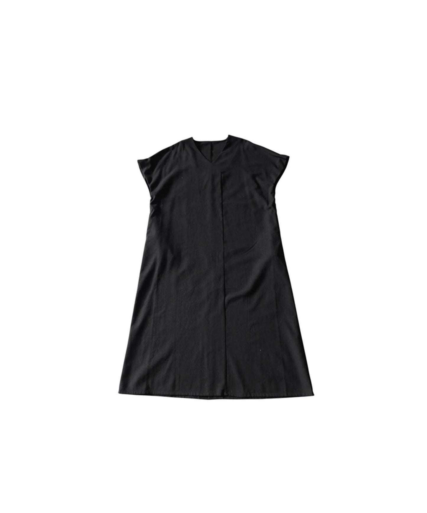 Linen-Touch French-Sleeve Dress Ladies