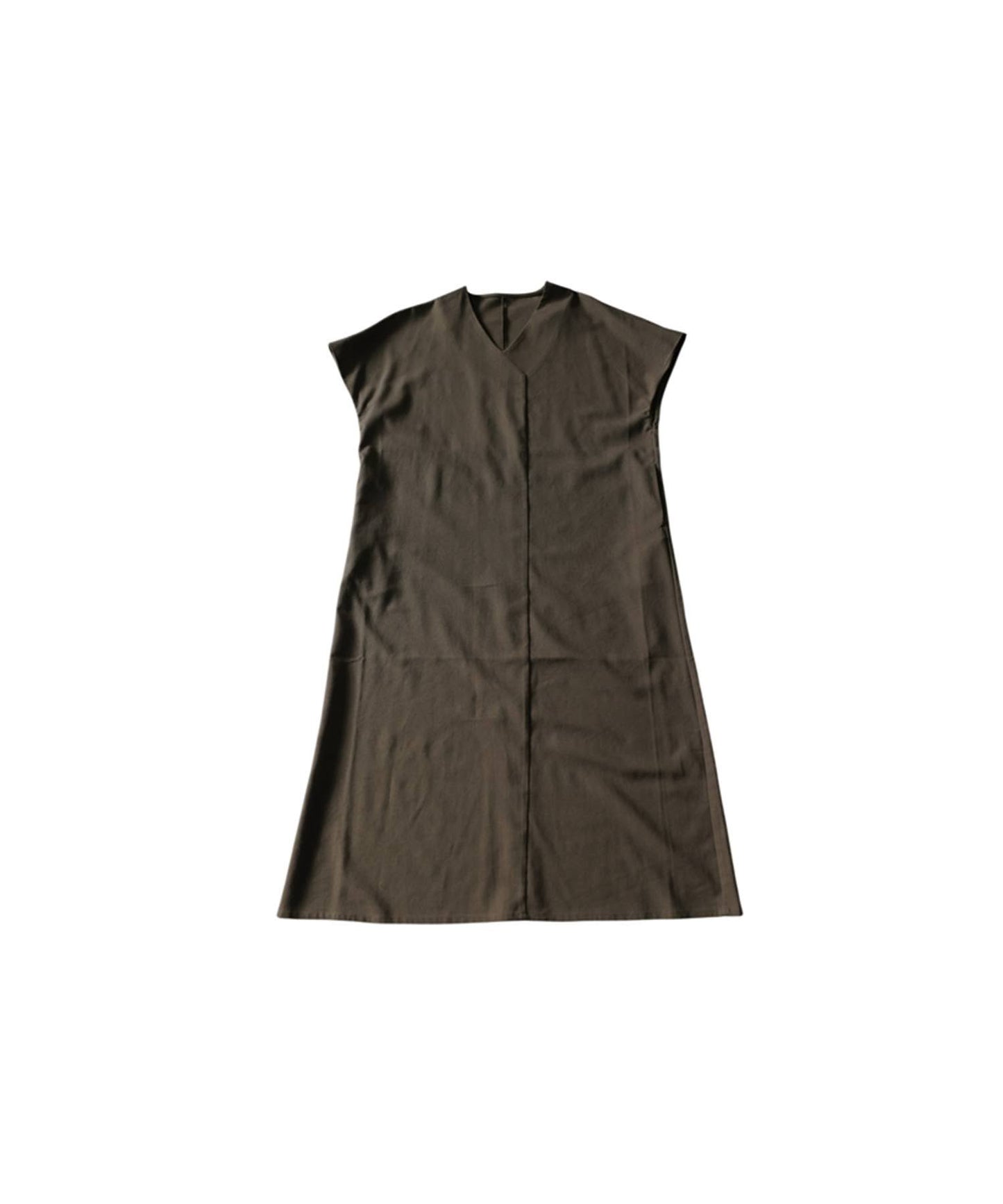 Linen-Touch French-Sleeve Dress Ladies