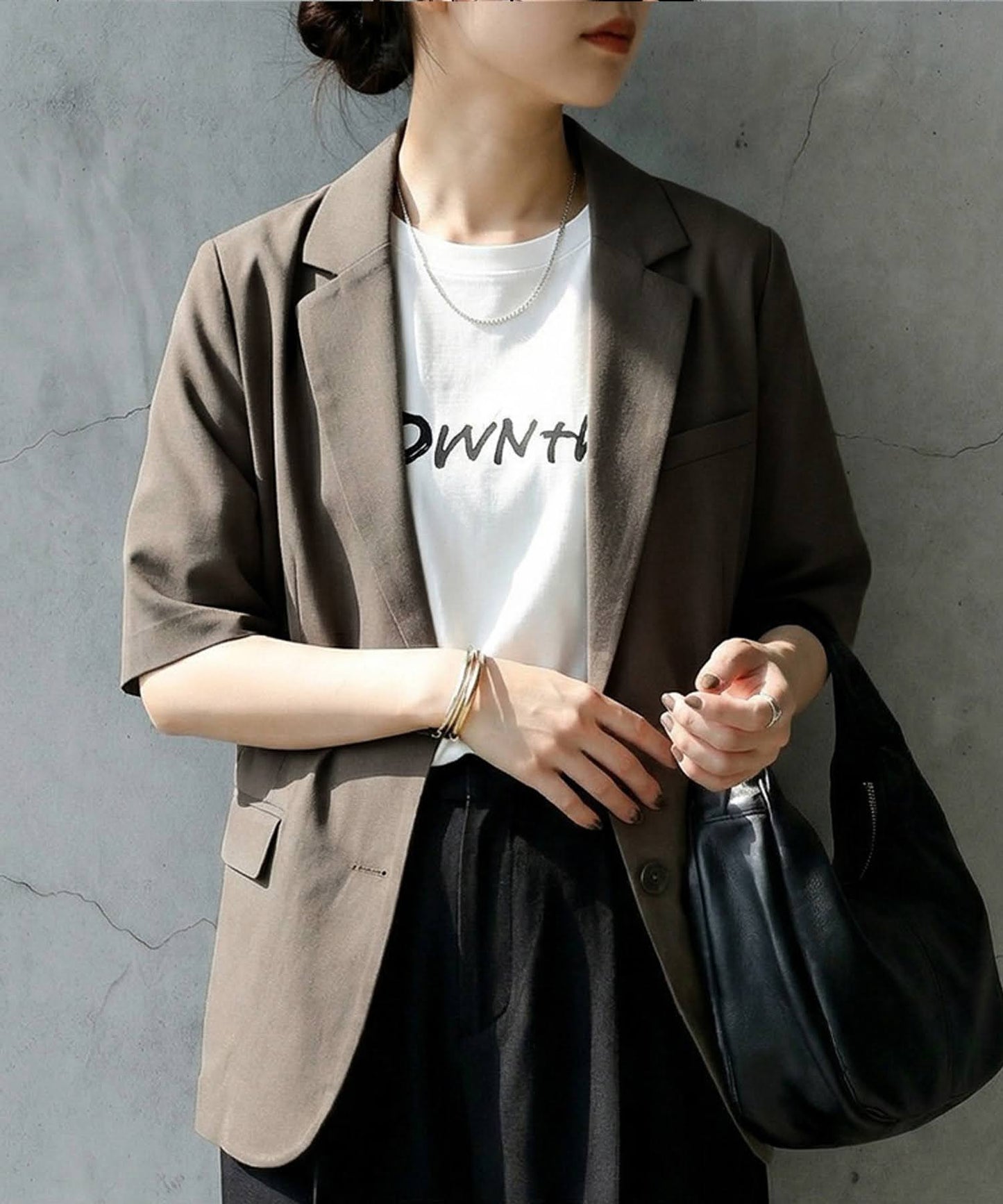 Linen Blend Tailored Jacket Ladies