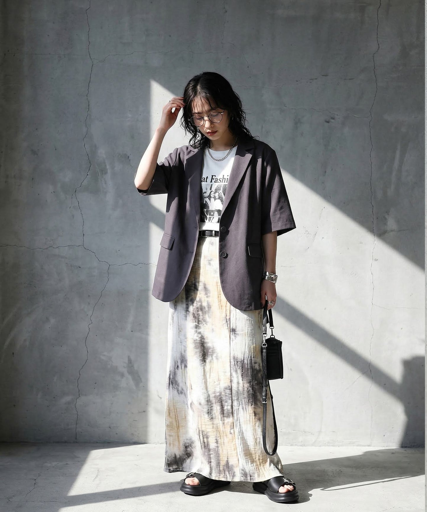 Linen Blend Tailored Jacket Ladies