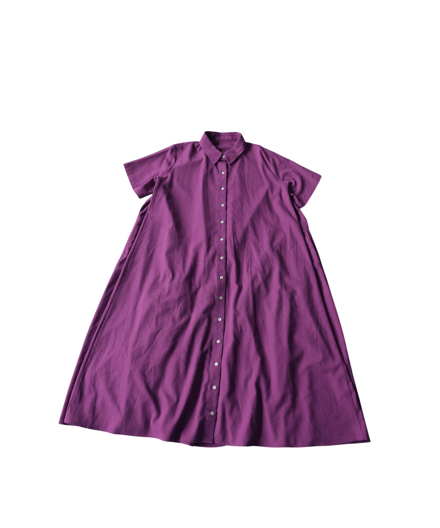 Linen Blend Shirt Dress Ladies