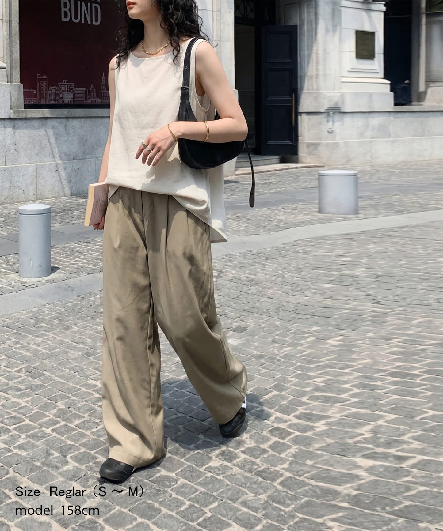 Linen Blend Tank Top Ladies