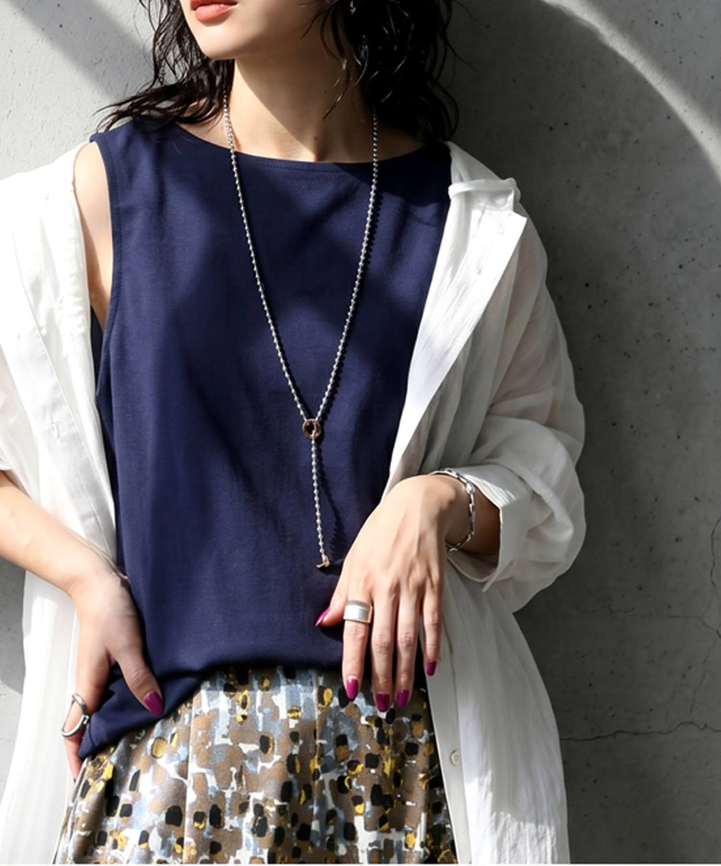 Linen Blend Tank Top Ladies