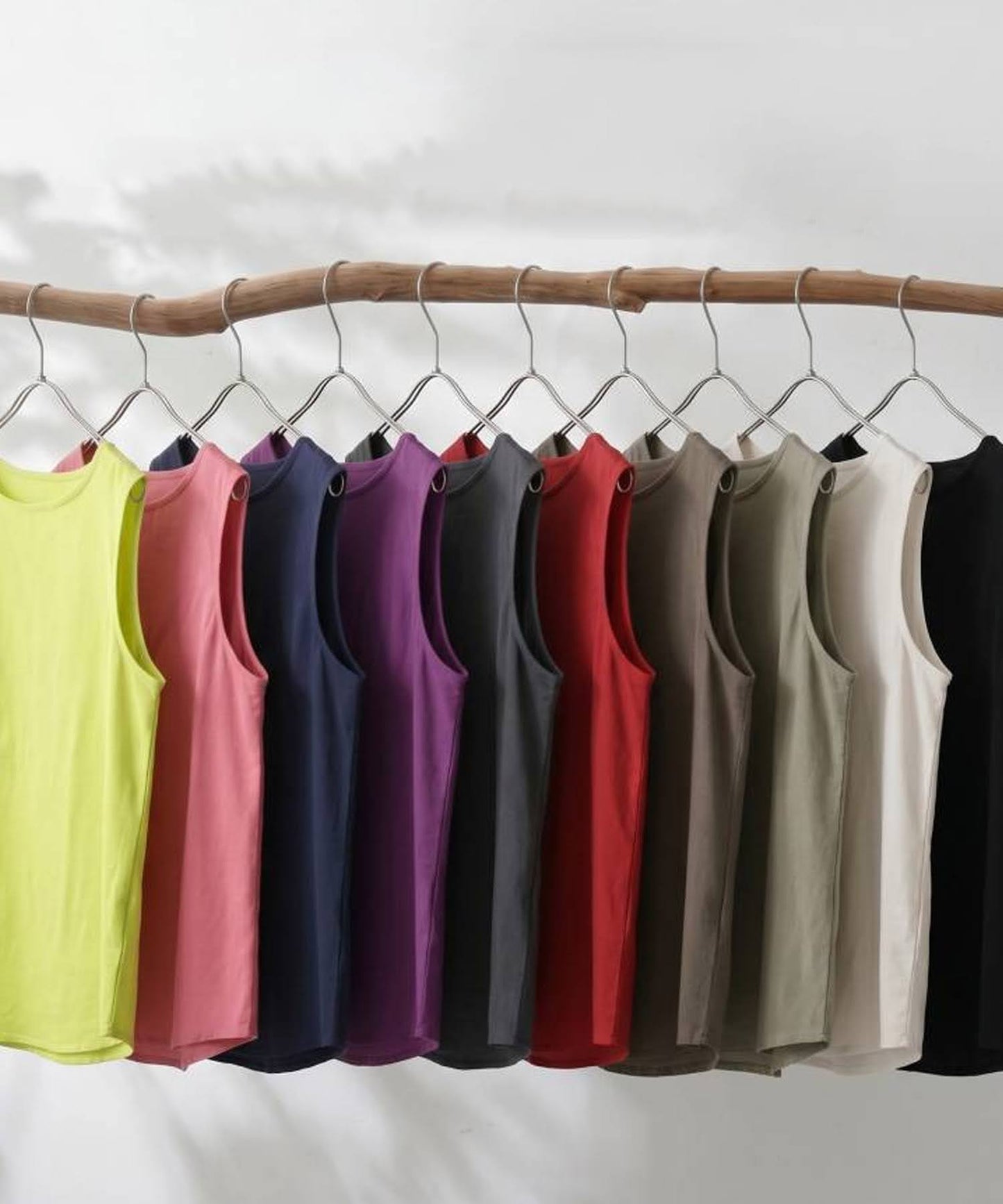 Linen Blend Tank Top Ladies