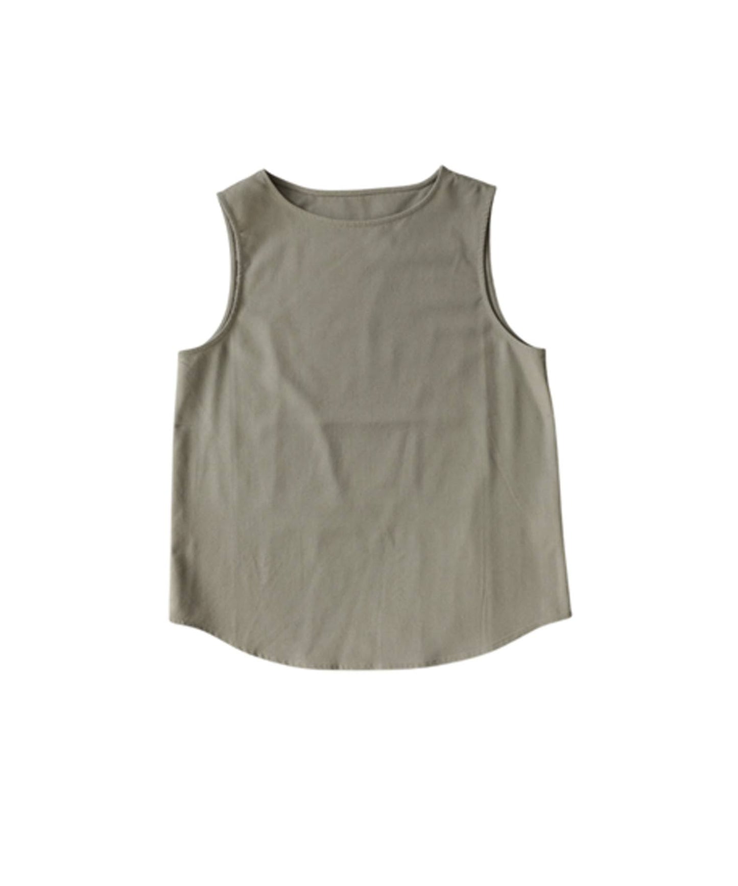 Linen Blend Tank Top Ladies