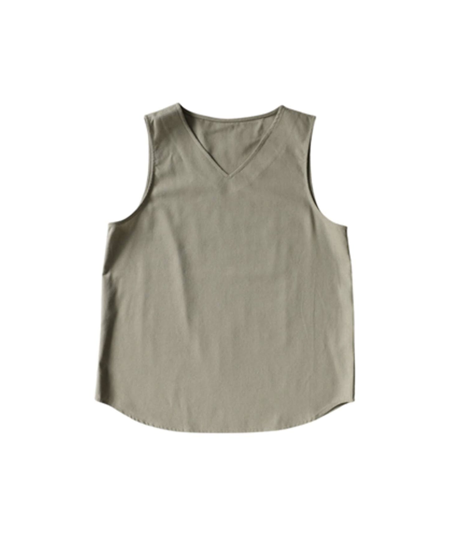 Linen Blend Tank Top Ladies