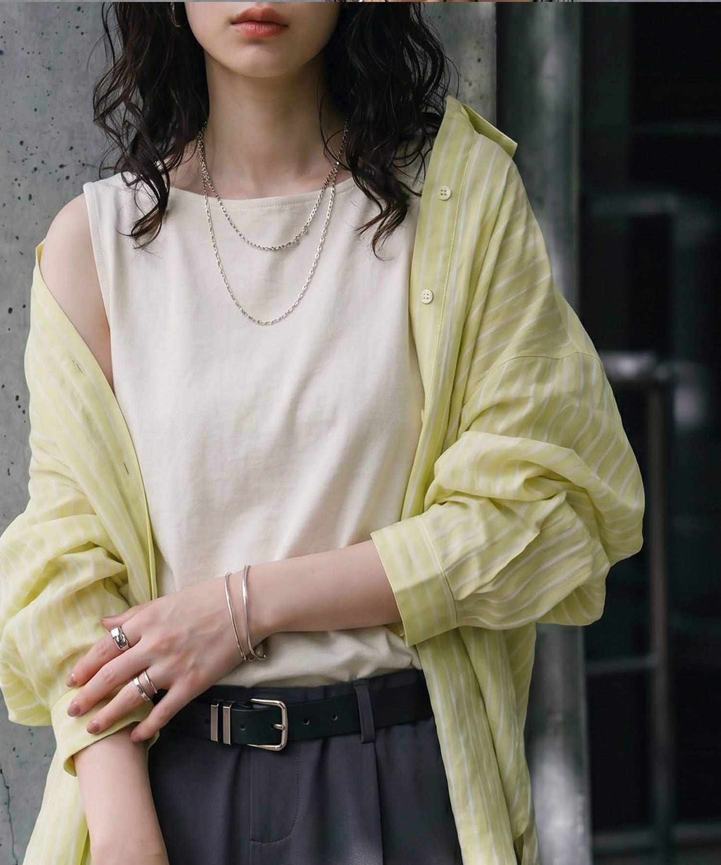 Linen Blend Tank Top Ladies