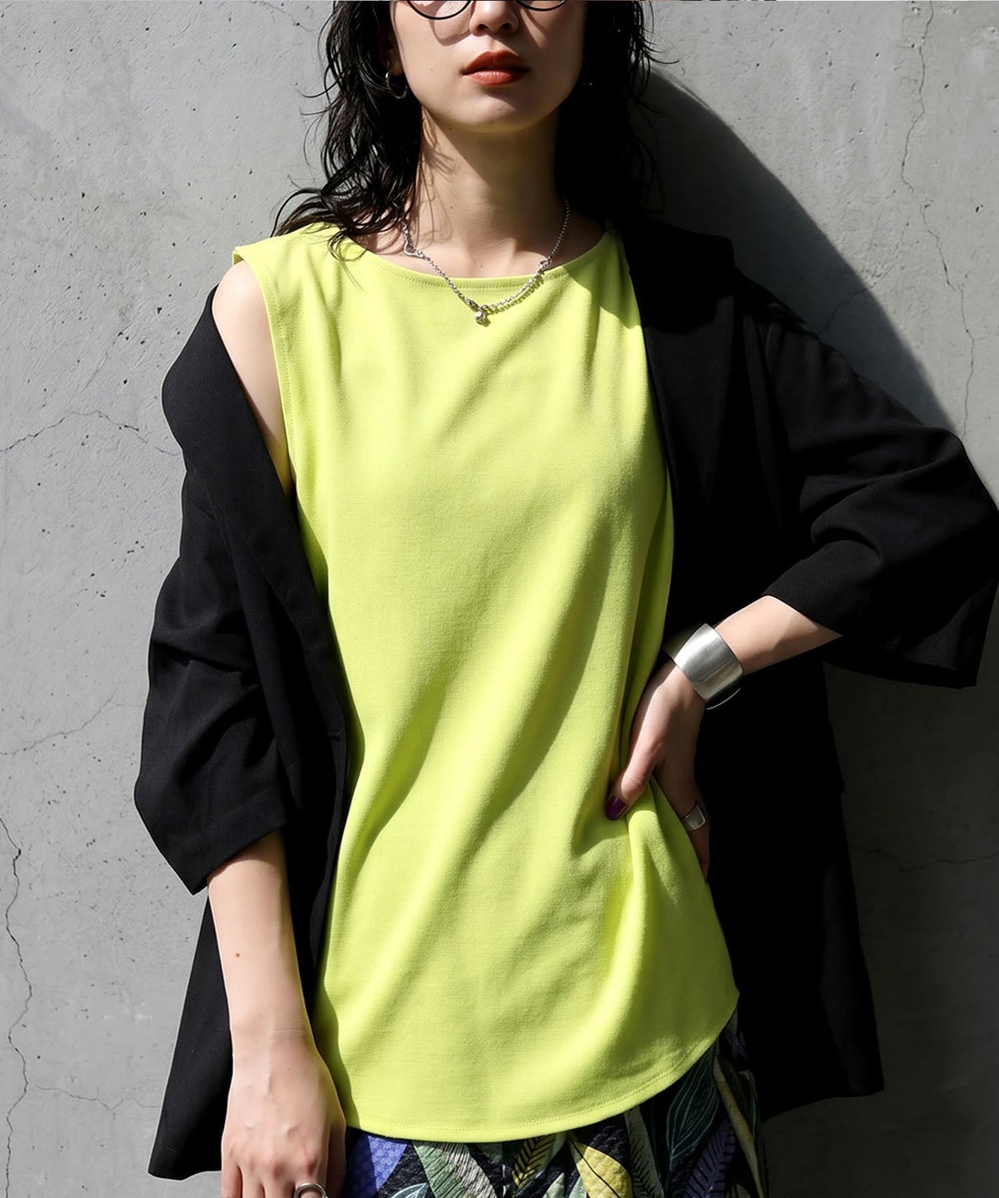 Linen Blend Tank Top Ladies