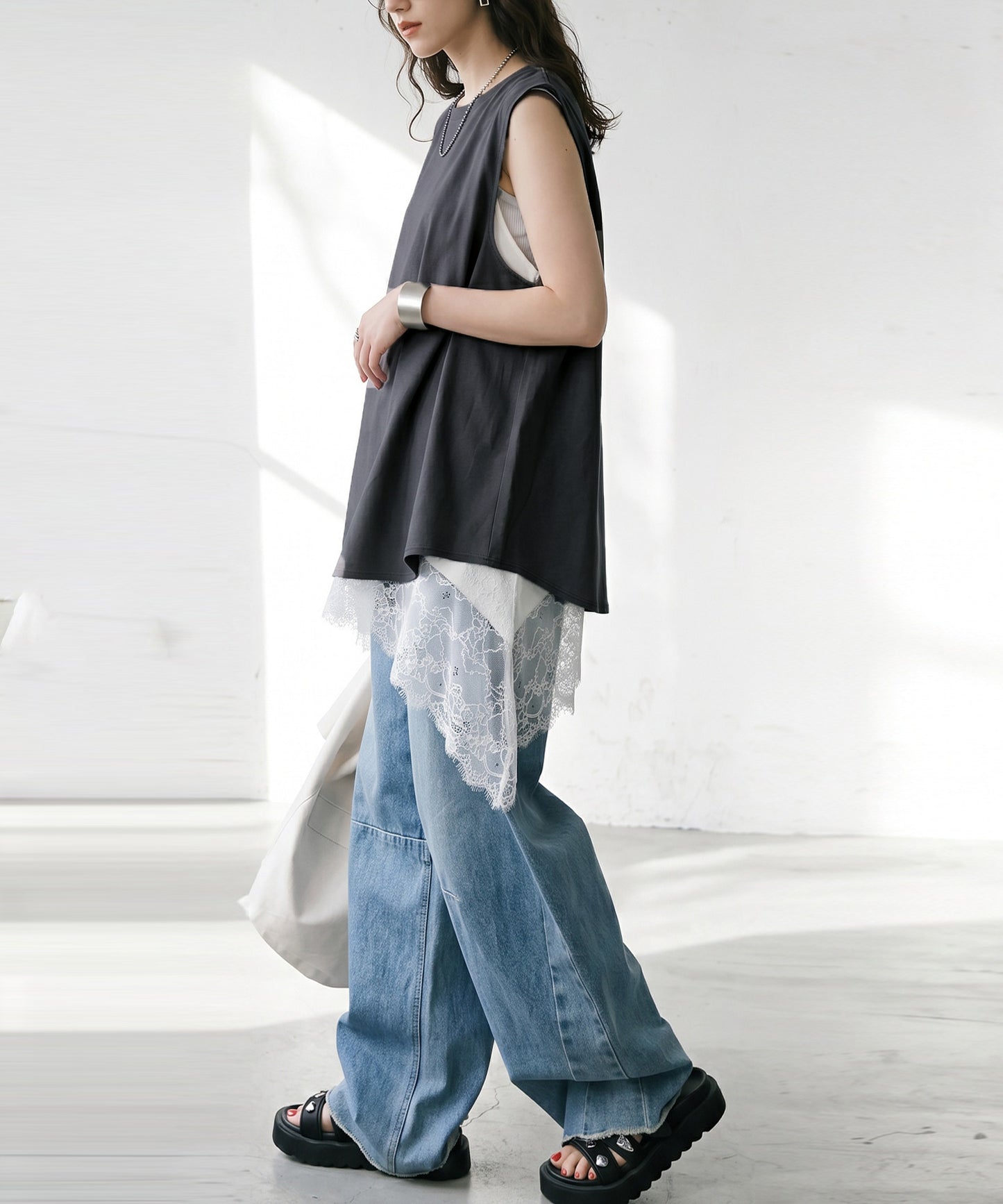 Flared Tank Top Ladies