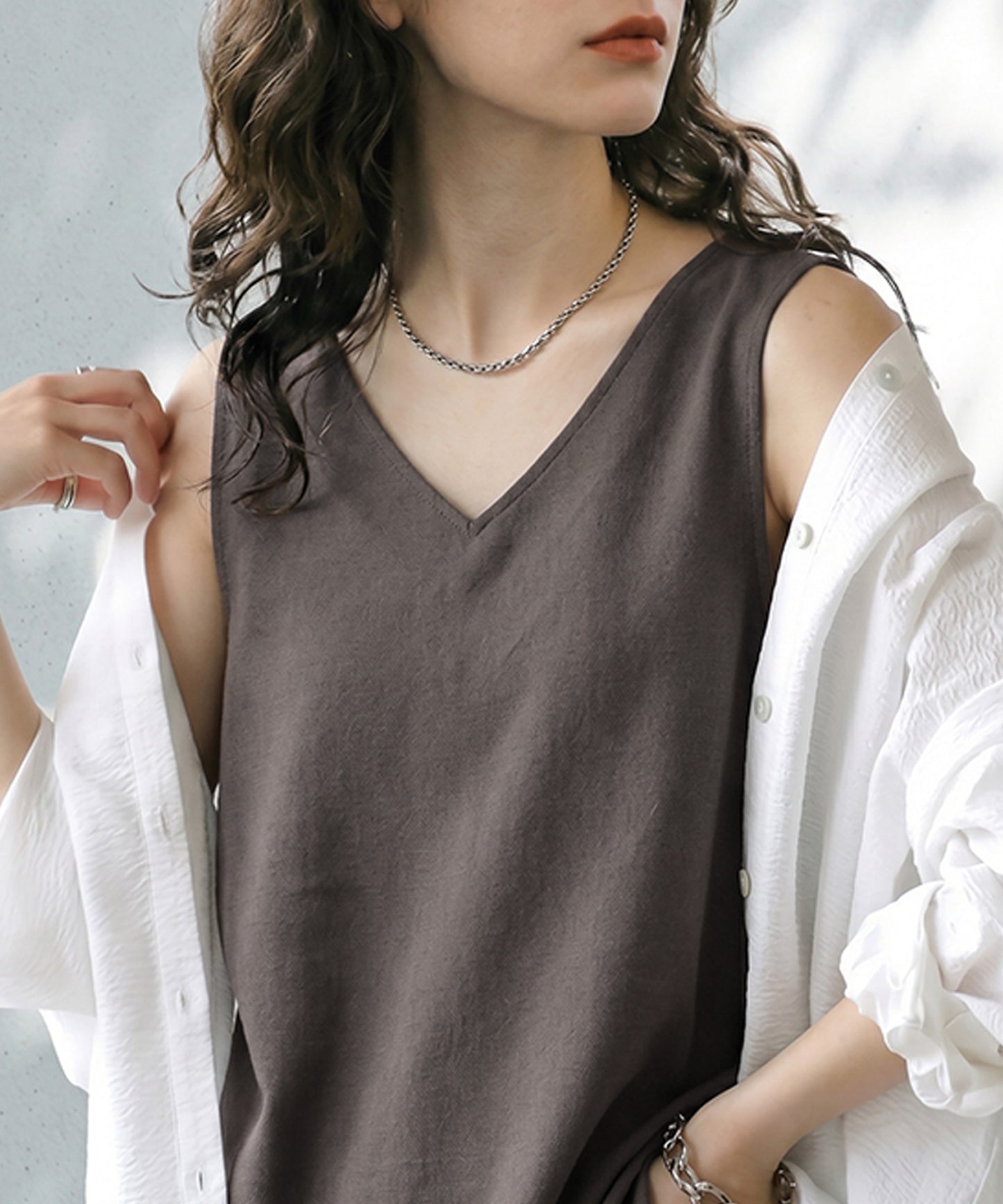 Flared Tank Top Ladies