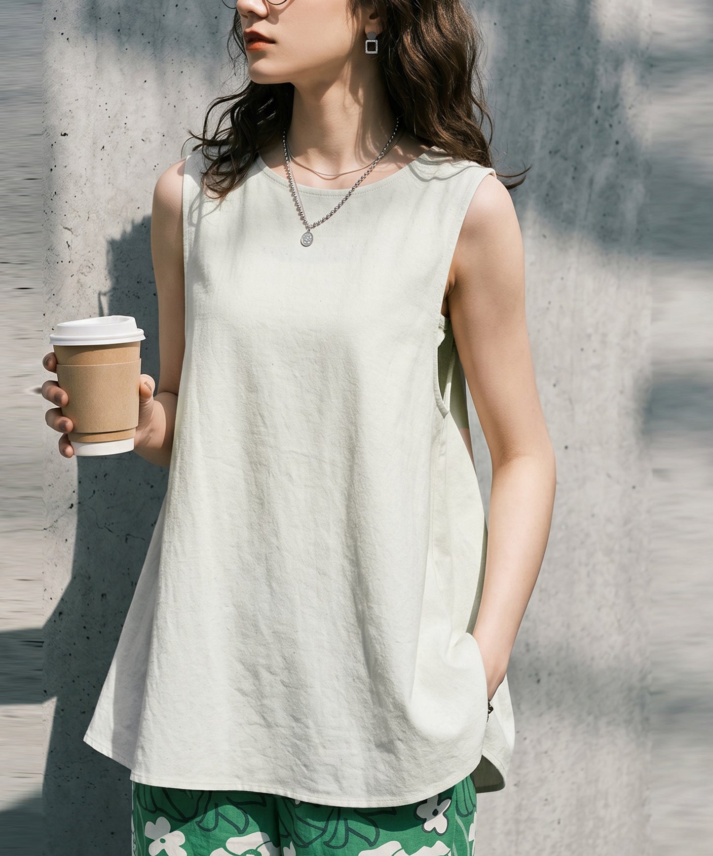 Flared Tank Top Ladies