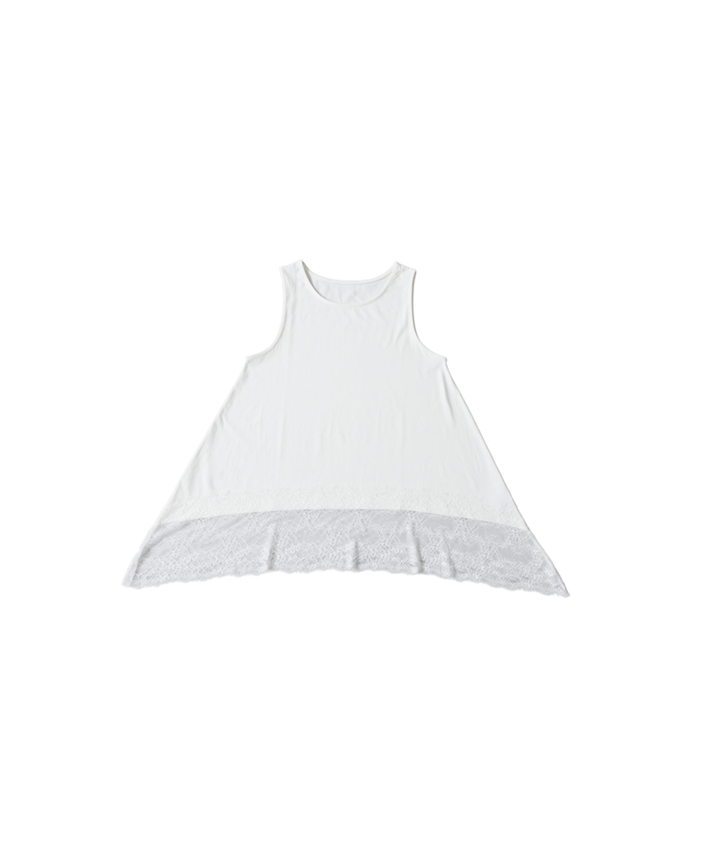 Cool-Touch, Lace-Hem Layered Tank Top Ladies