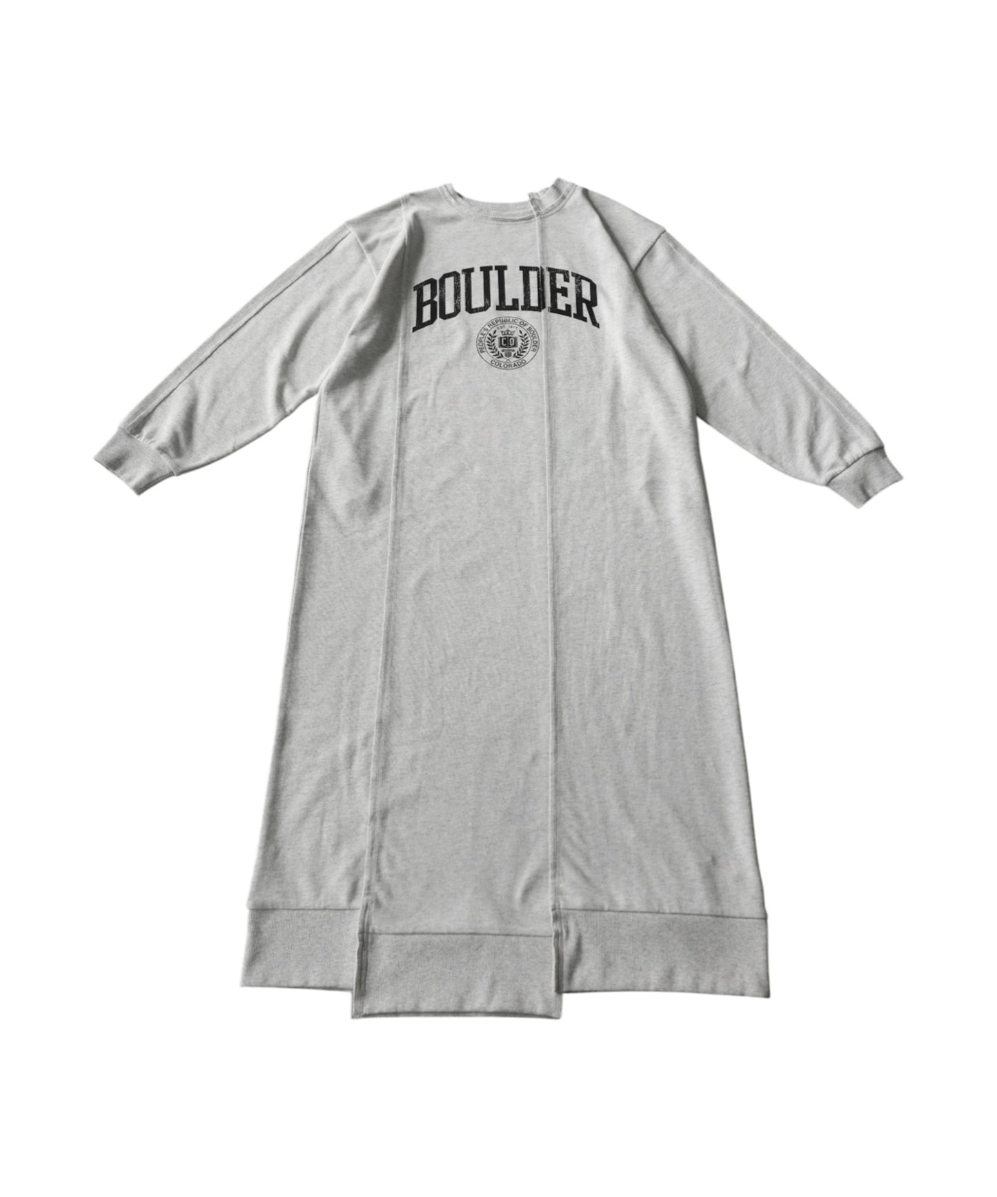 College Logo Sweatshirt Dress Ladies