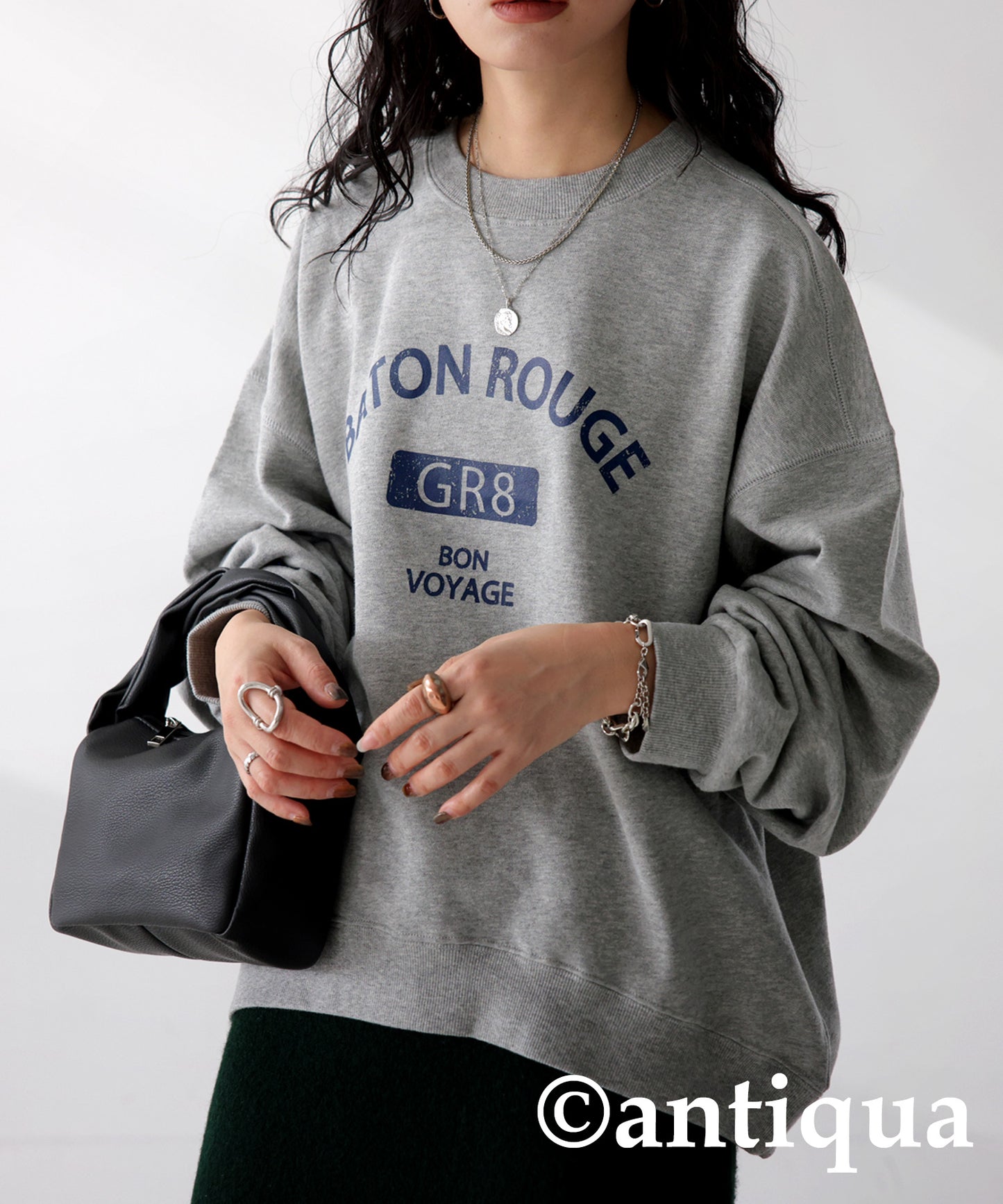 Logo color pullover Ladies