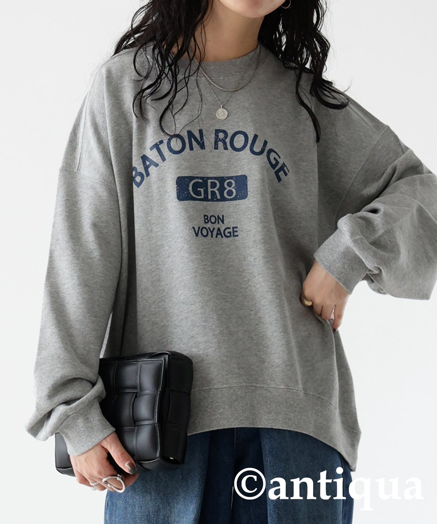 Logo color pullover Ladies