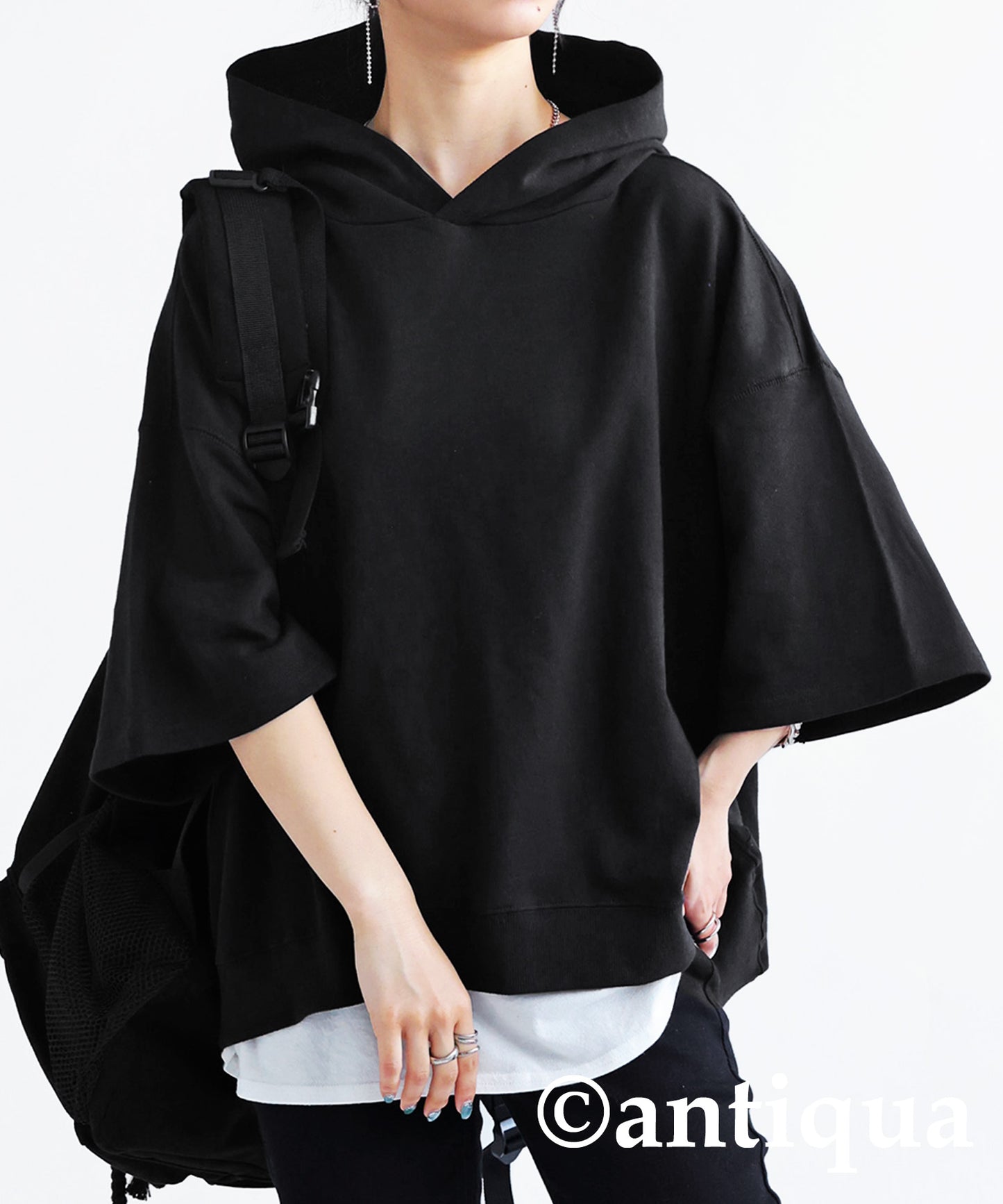 short-sleeved Ladies Hoodie