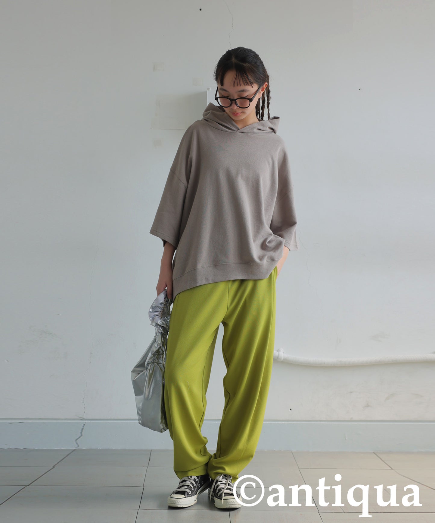 Junior 100% Cotton Fleece Short Hoodie