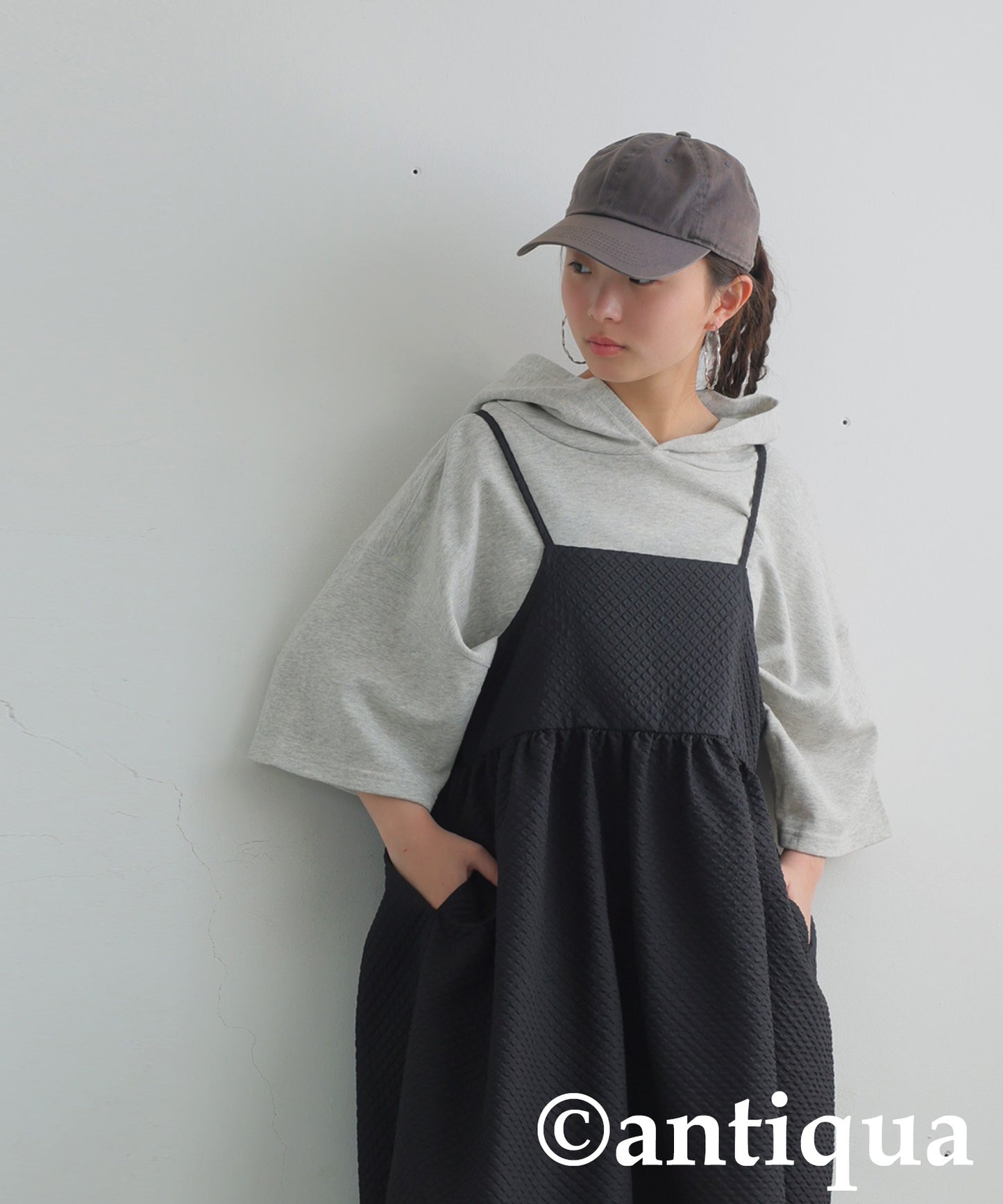 Junior 100% Cotton Fleece Short Hoodie