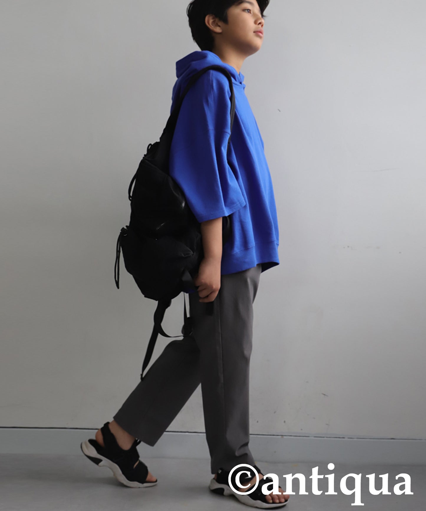 Junior 100% Cotton Fleece Short Hoodie