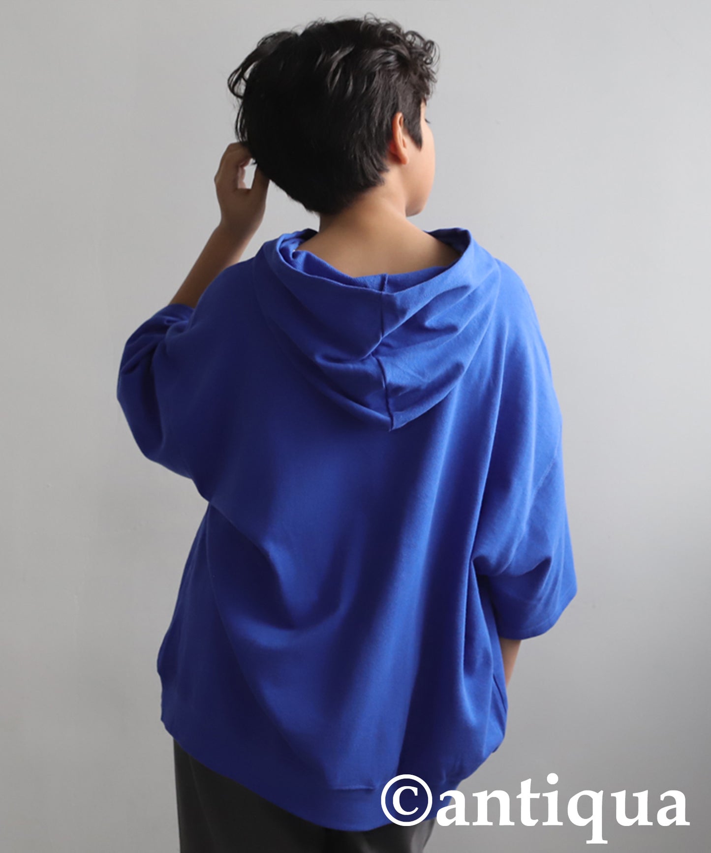 Junior 100% Cotton Fleece Short Hoodie