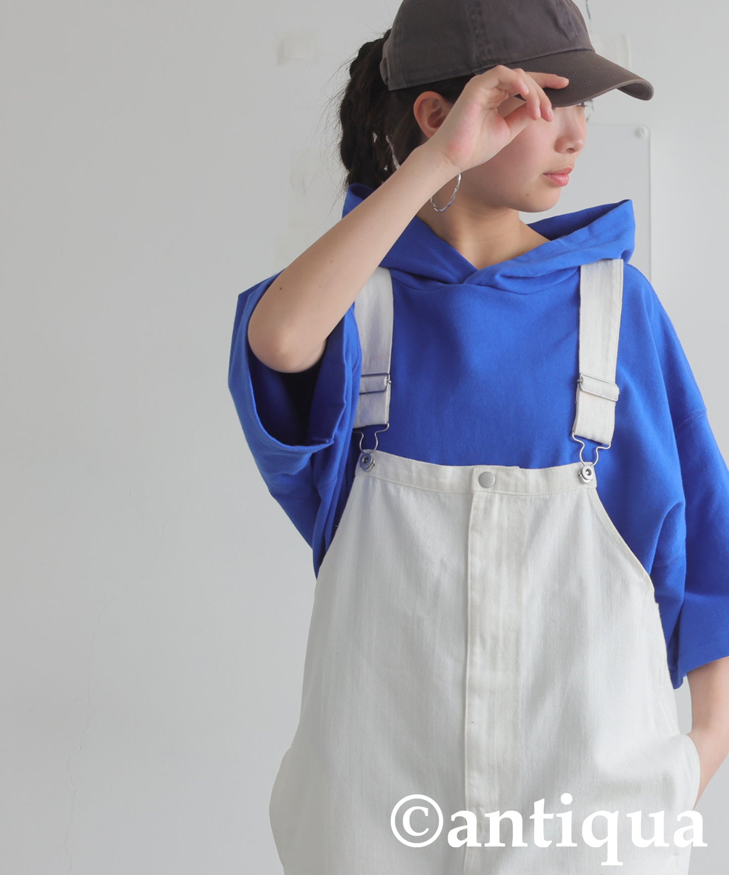 Junior 100% Cotton Fleece Short Hoodie