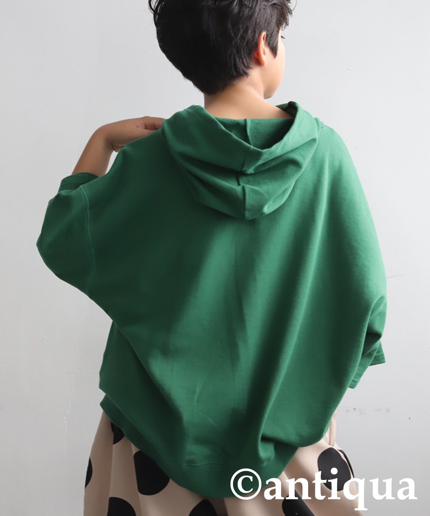 Junior 100% Cotton Fleece Short Hoodie