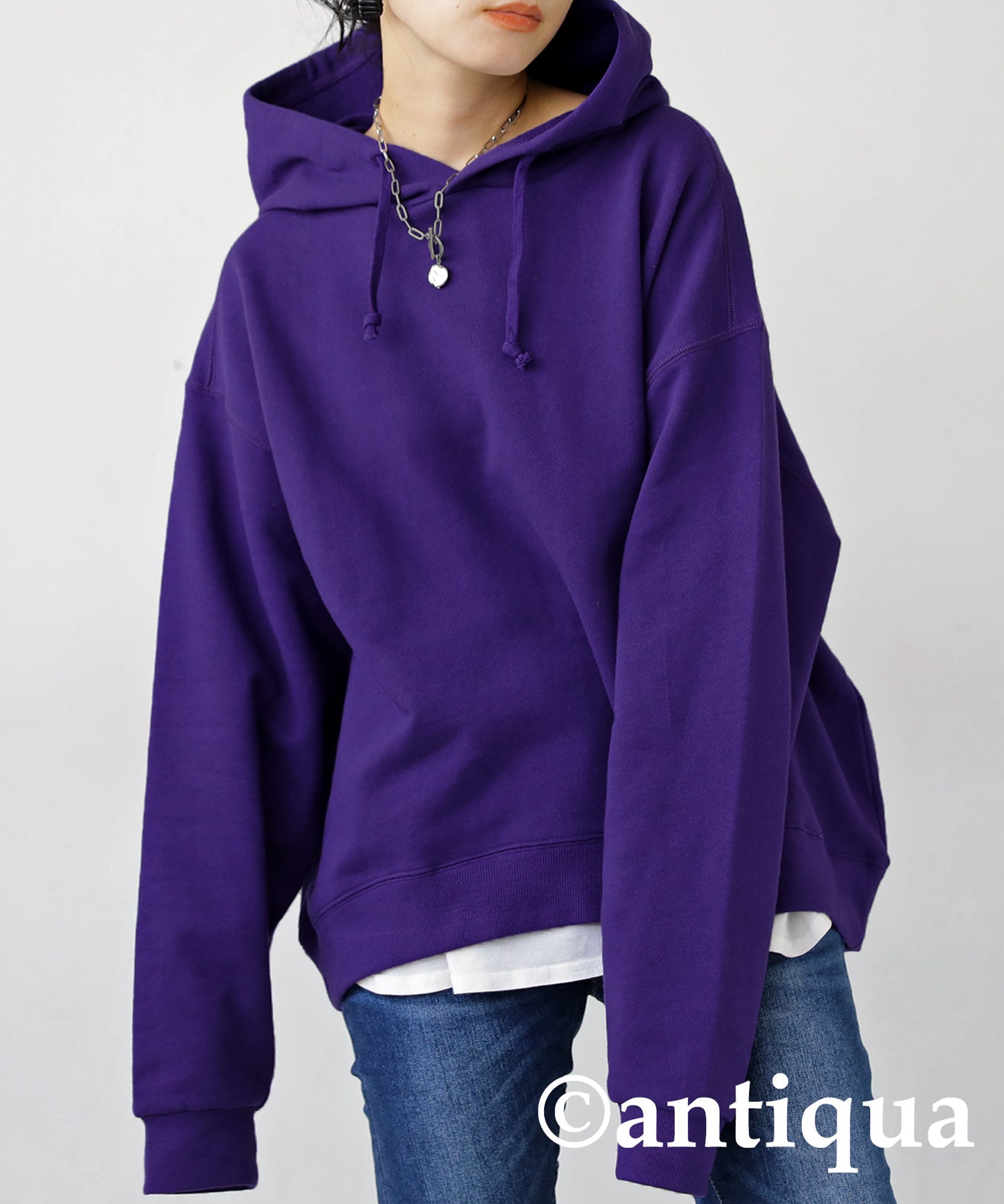 Ladies Hoodie sweatshirt Cotton 100% Long Sleeve