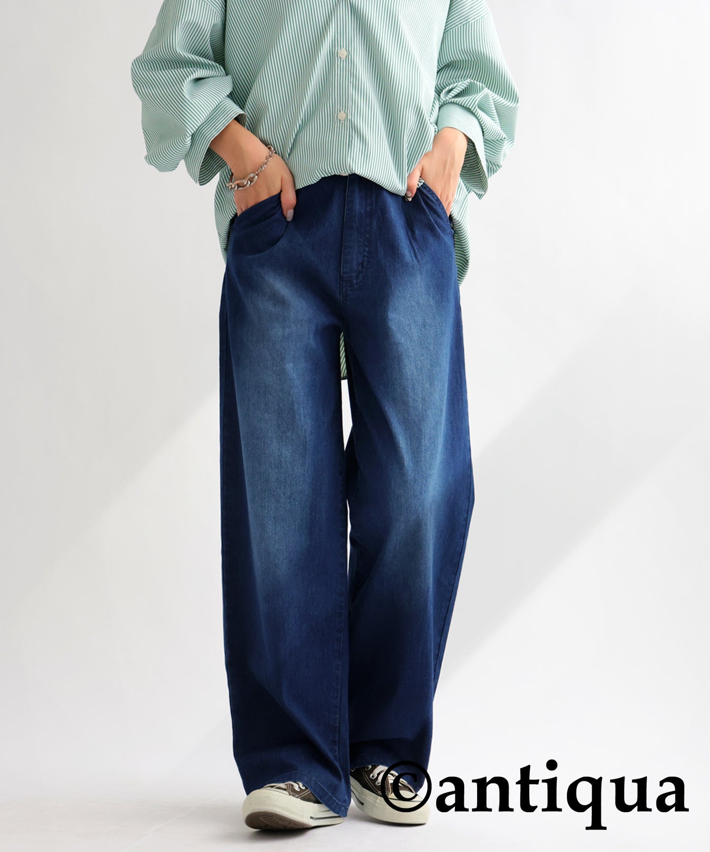 Stretch Denim Pants Ladies