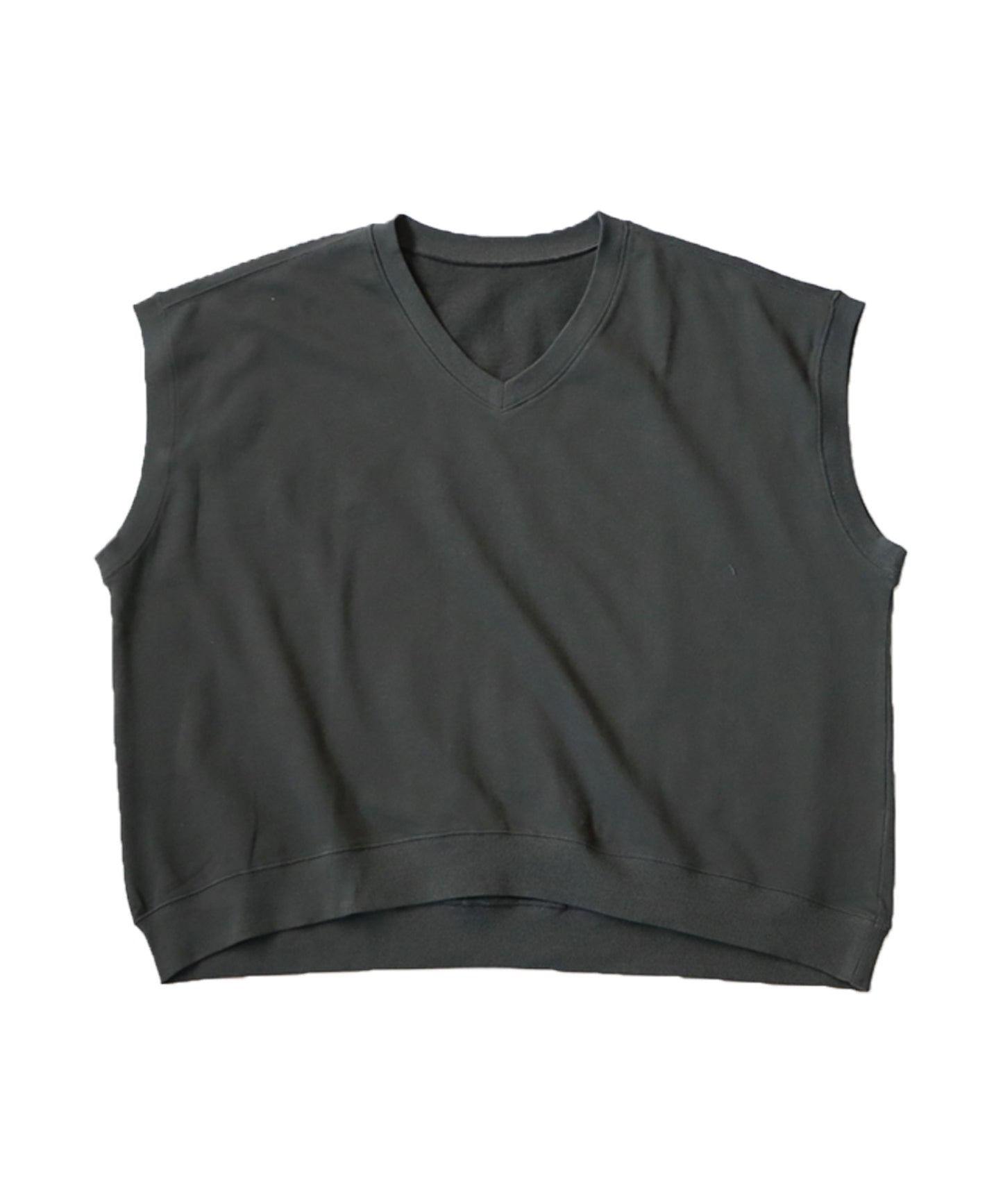 Pile Fabric V-Neck Vest Ladies