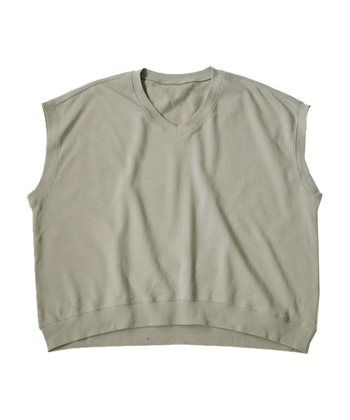 Pile Fabric V-Neck Vest Ladies