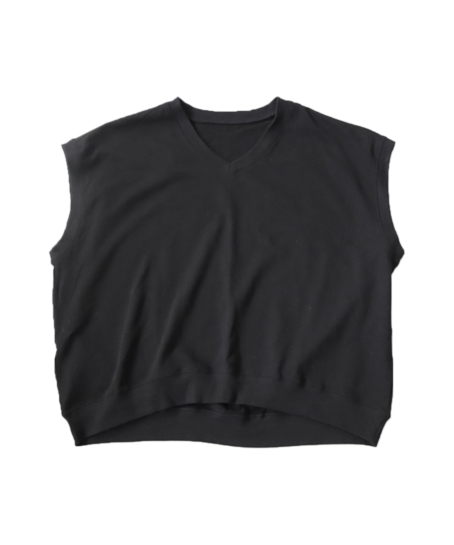 Pile Fabric V-Neck Vest Ladies