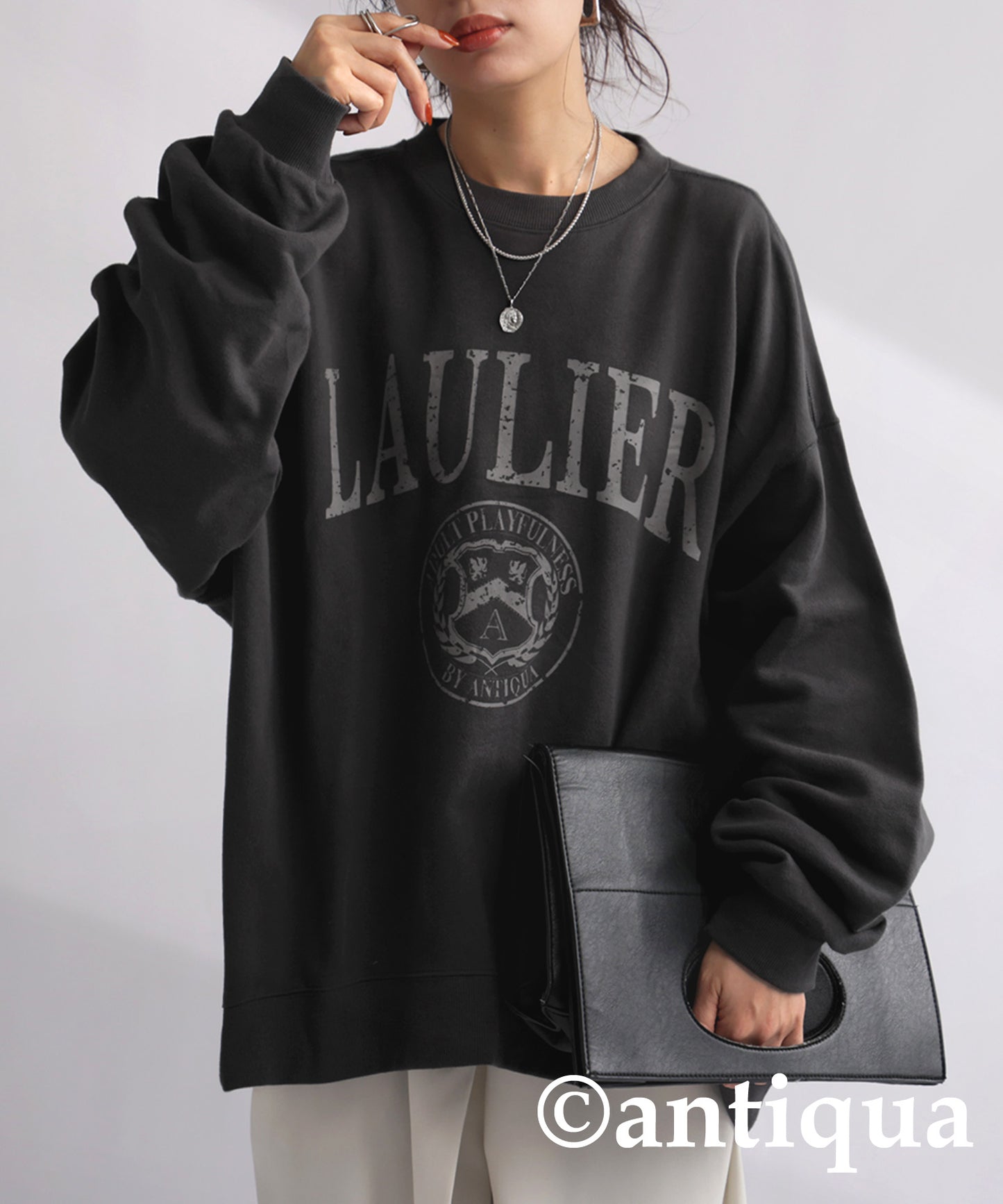 College Logo Sweatshirt Ladies