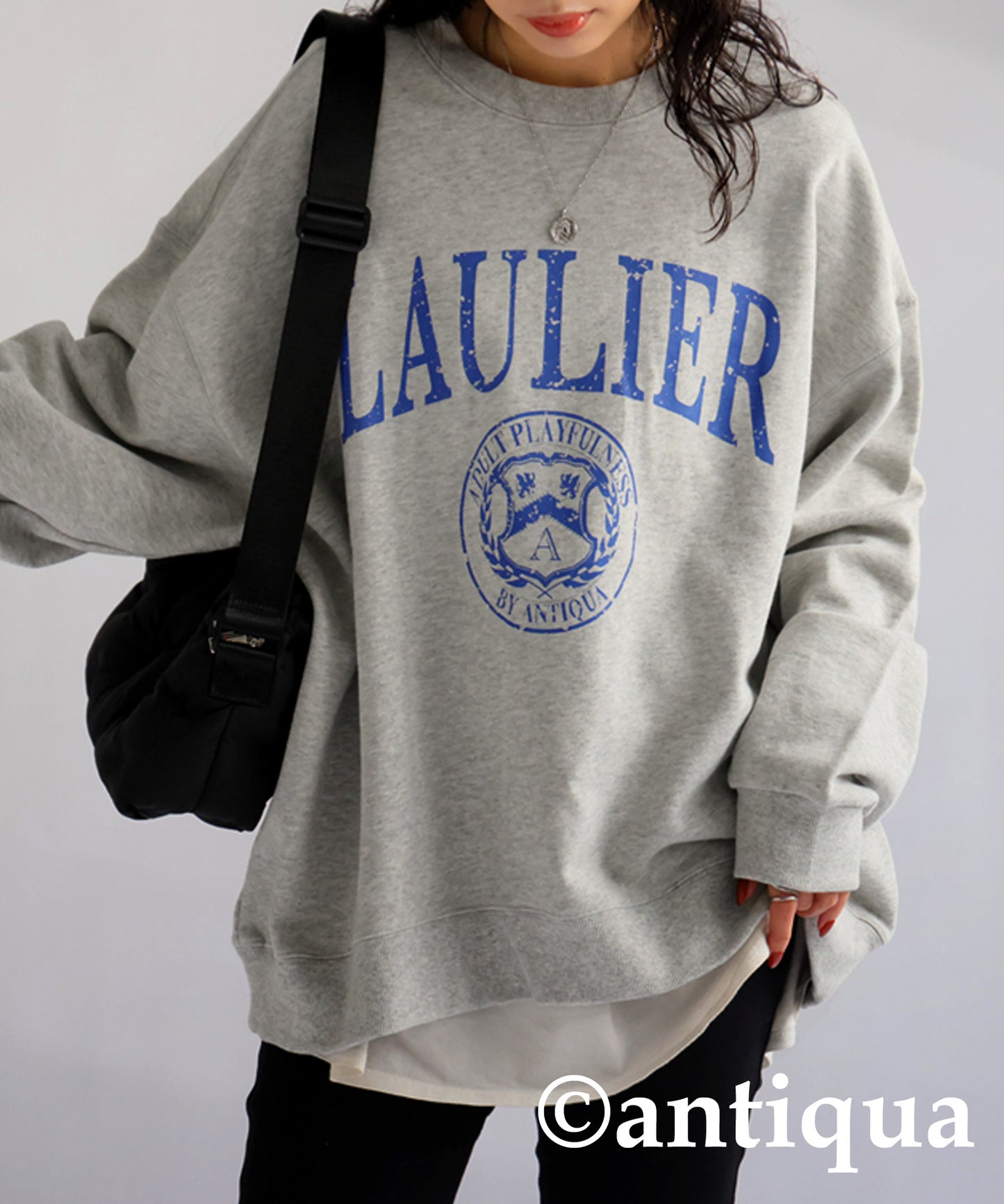 College Logo Sweatshirt Ladies