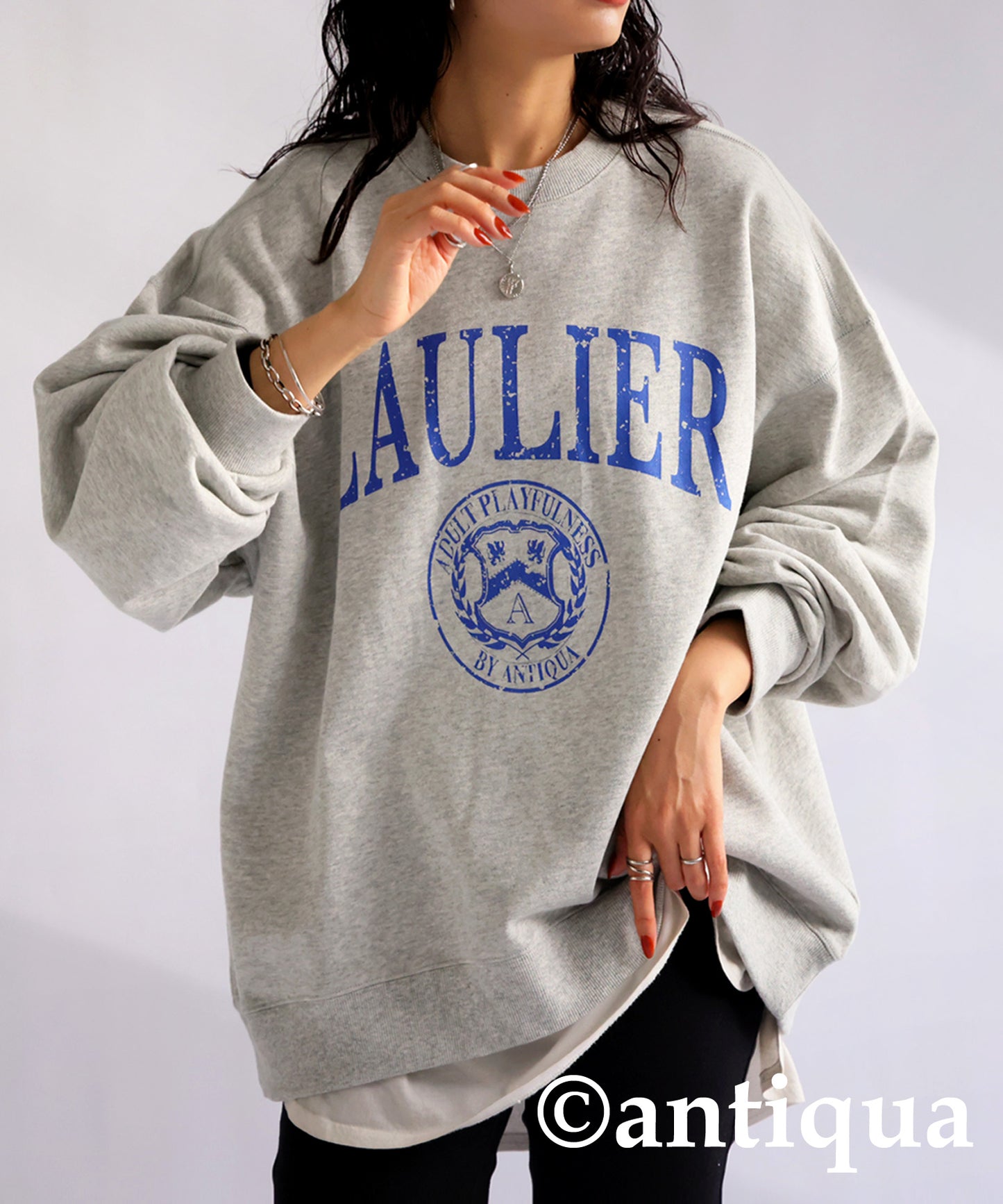 College Logo Sweatshirt Ladies