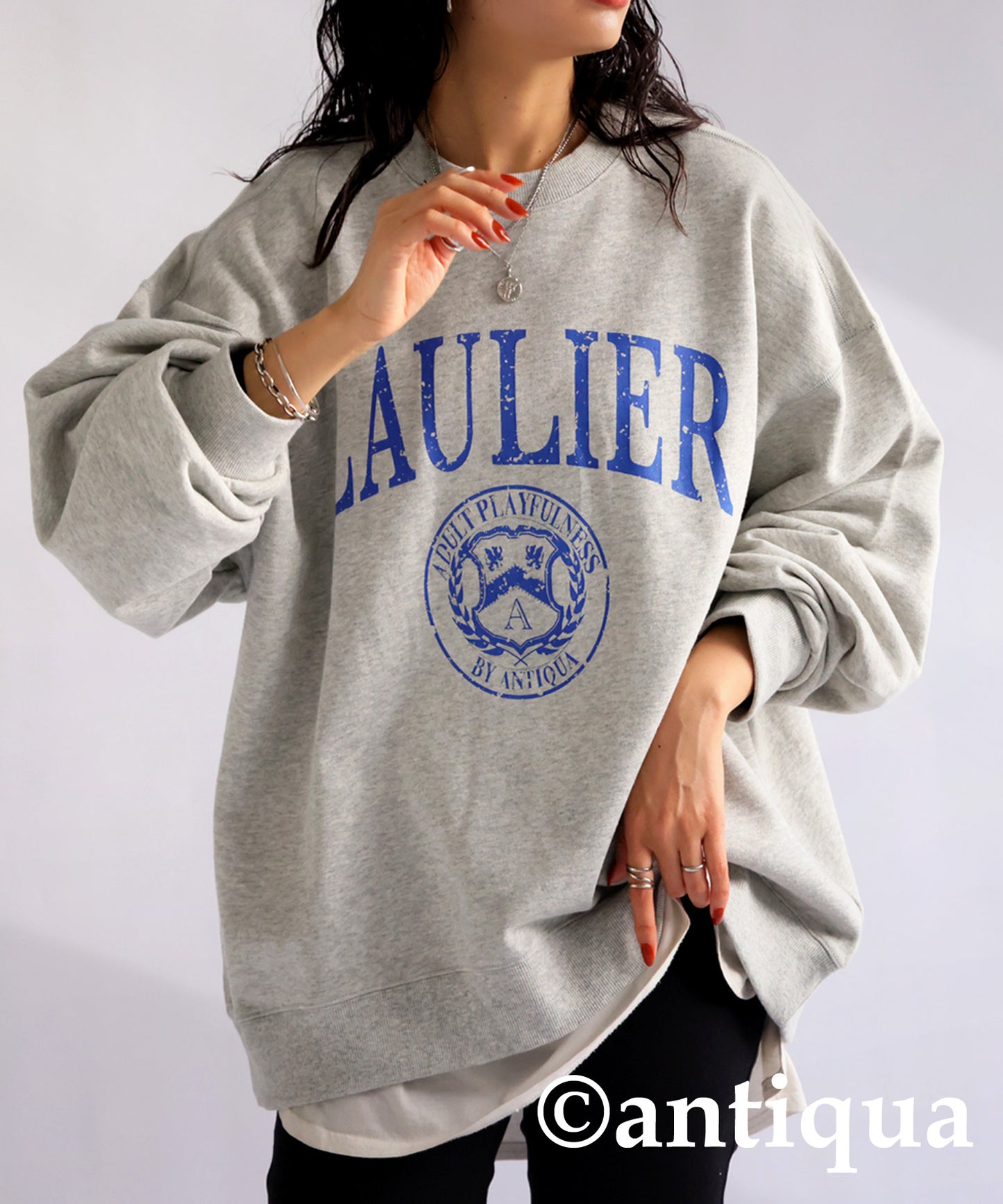 College Logo Sweatshirt Ladies