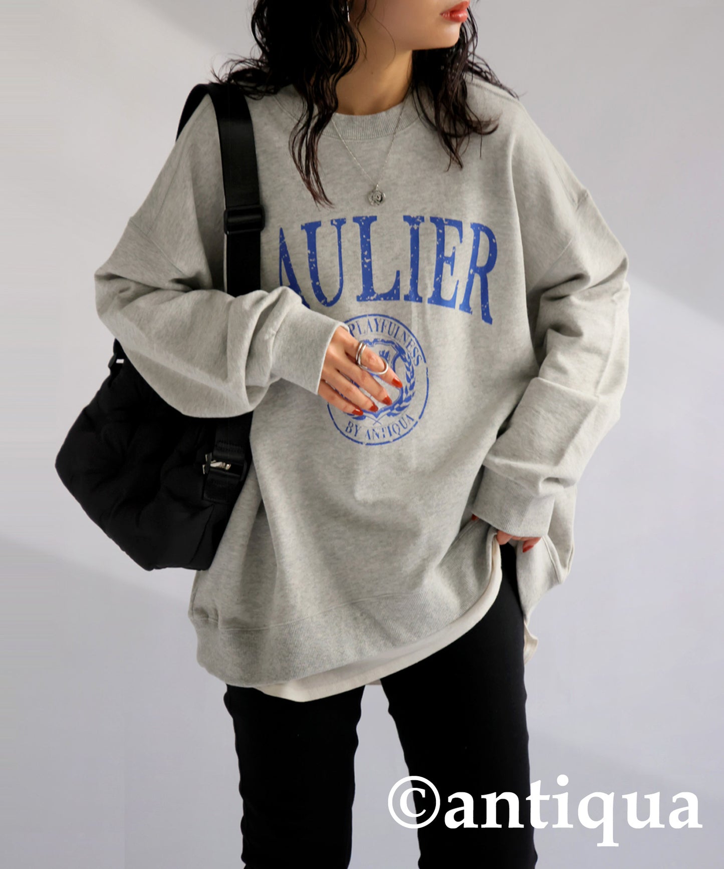 College Logo Sweatshirt Ladies